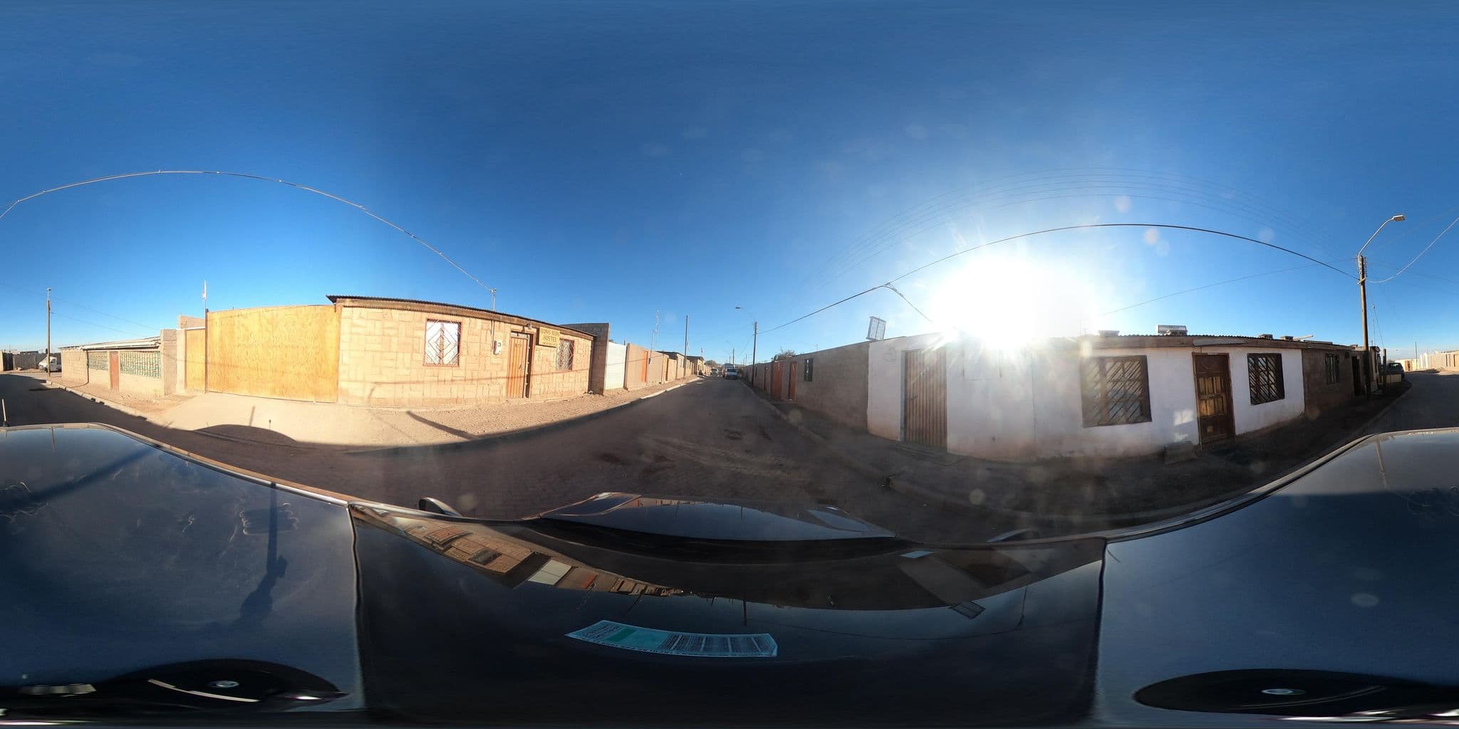 Street view near Hostal Piedras Rojas, San Pedro de Atacama — © Kaart_Local (CC BY-SA · Mapillary)