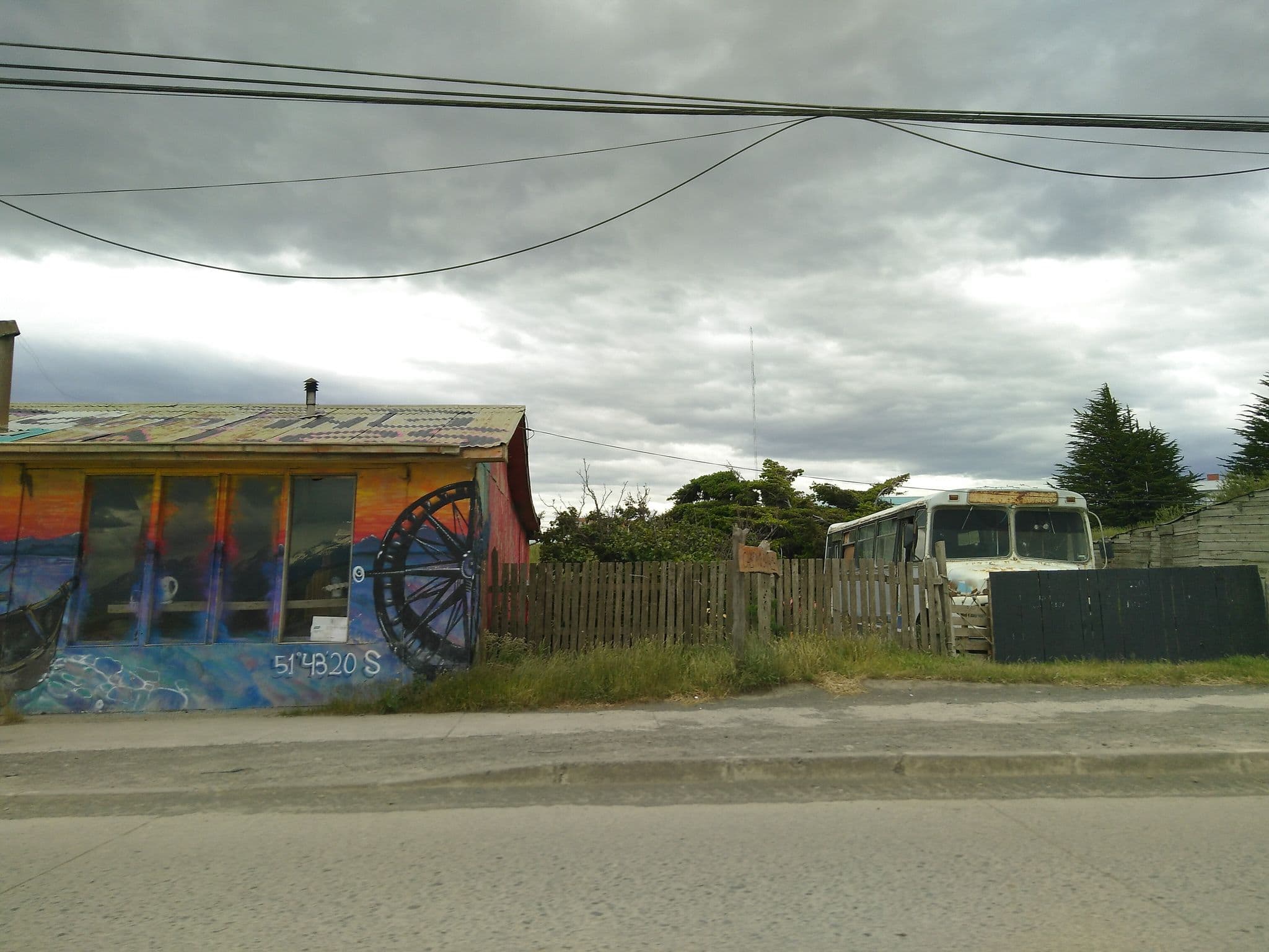Street view near Camping Natales, Puerto Natales