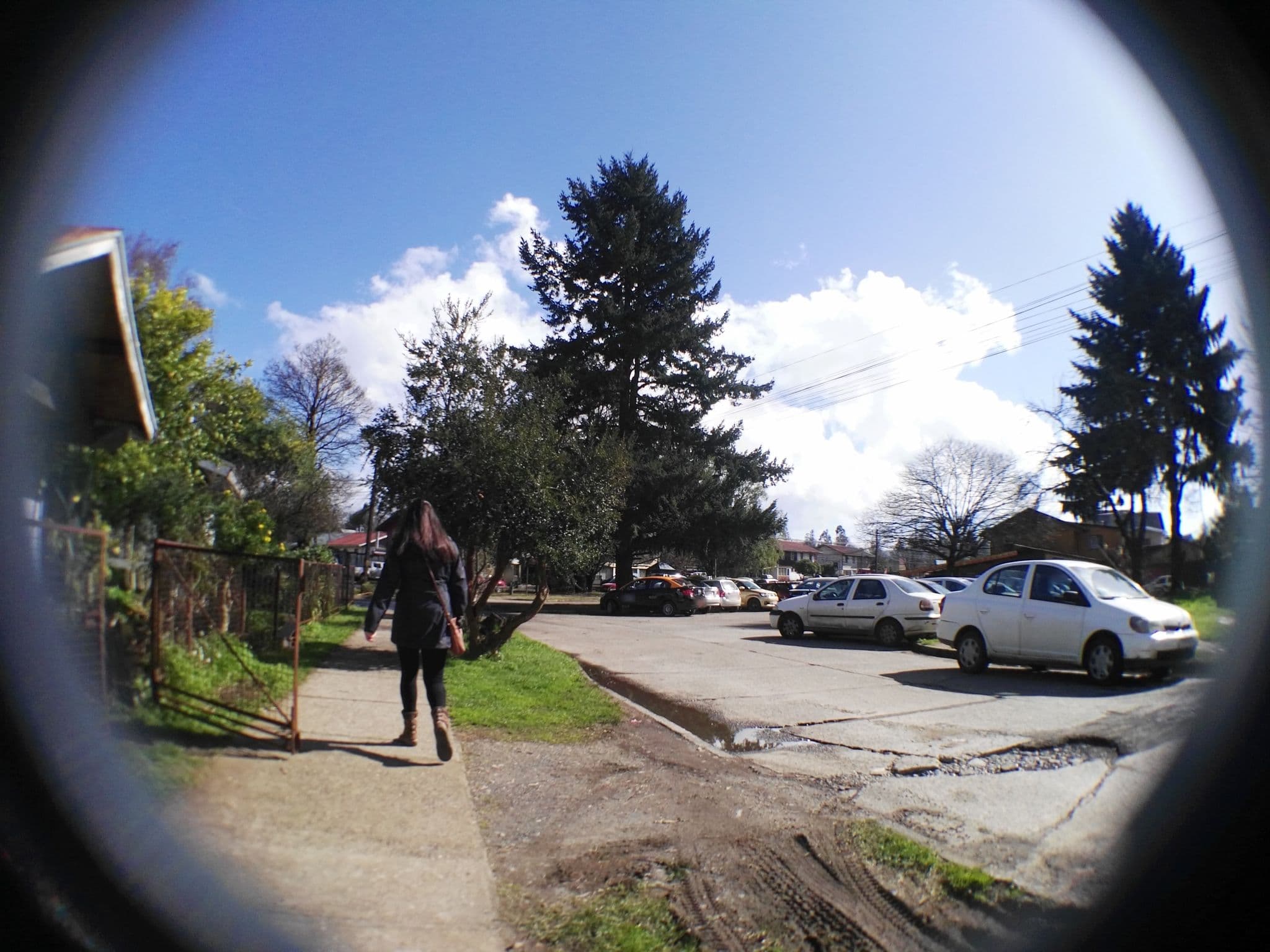 Street view near Hogar Femenino Huachocopihue UACH, Valdivia — © alvarobernal (CC BY-SA · Mapillary)