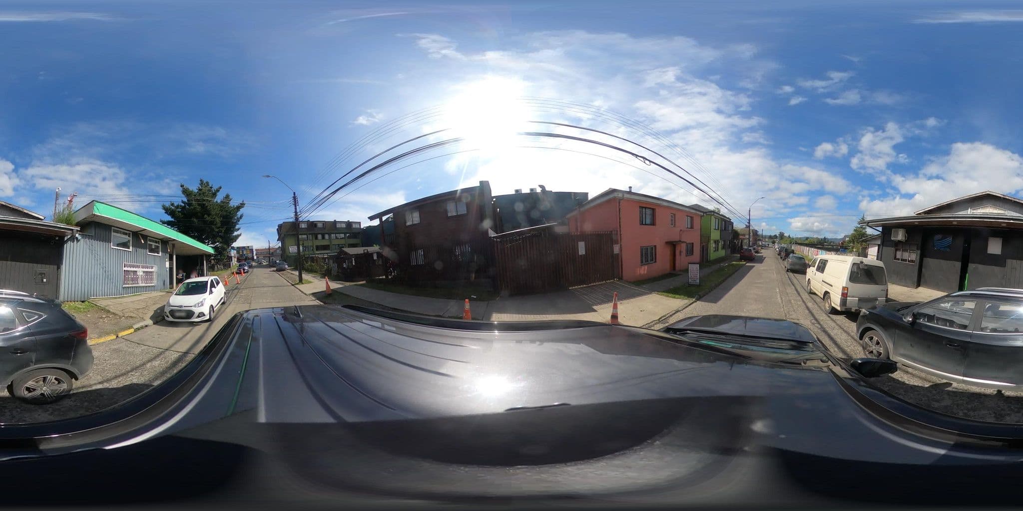 Street view near Hostal Costa Mía, Valdivia — © Transporte_DSS (CC BY-SA · Mapillary)