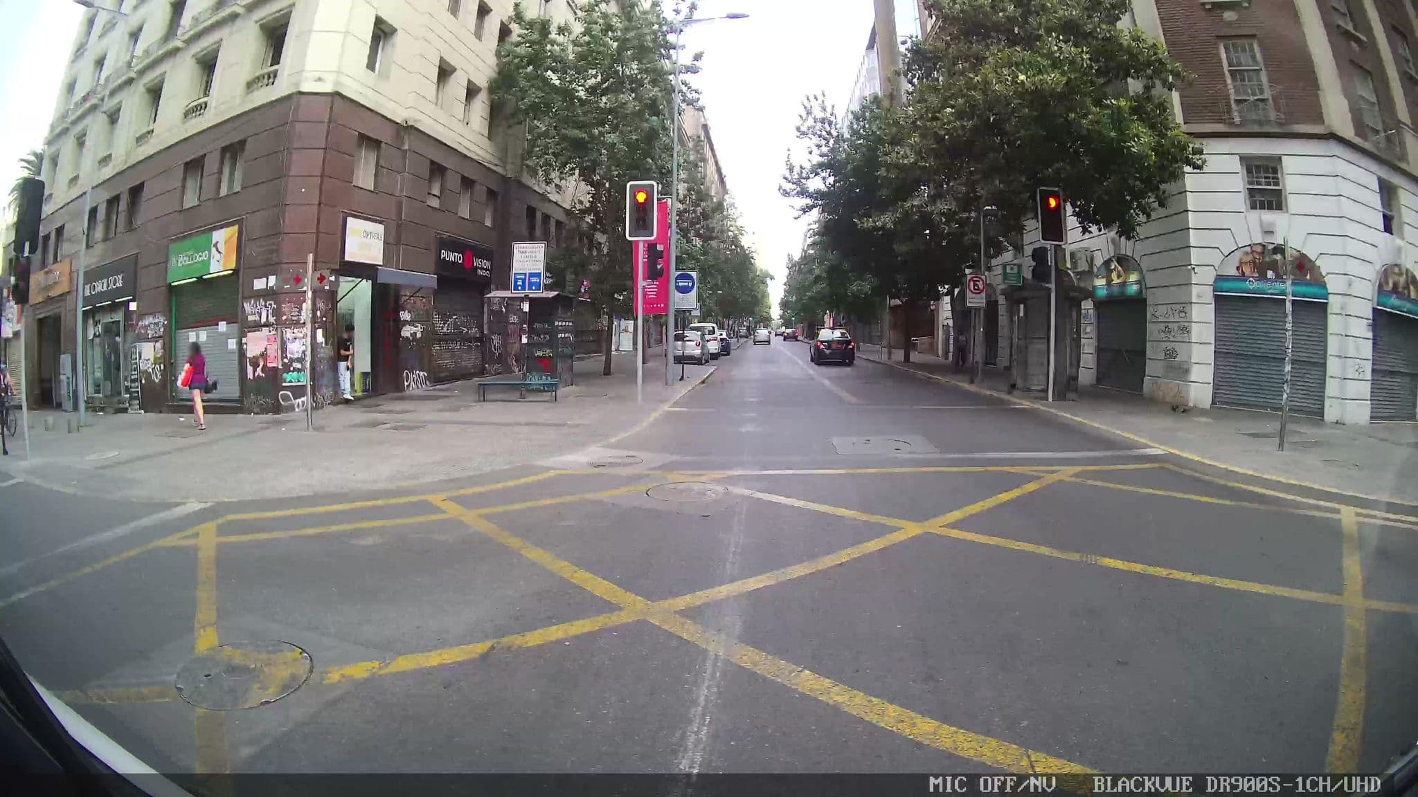 Street view near Debaines Hotel, Santiago