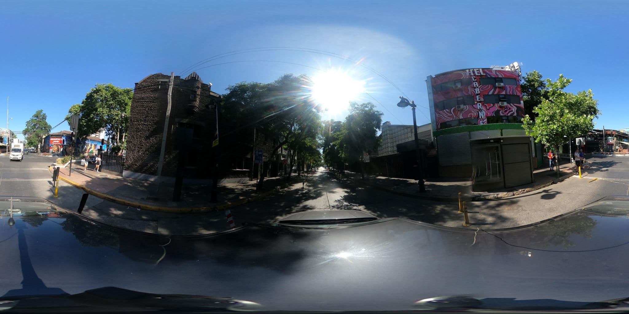 Street view near Hotel Cabernet, Santiago — © kaart_360 (CC BY-SA · Mapillary)