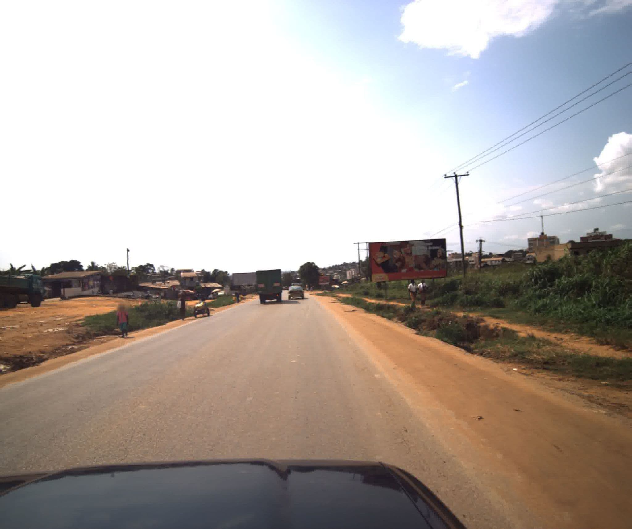 Street view near Hotel Porte Maillot, Douala
