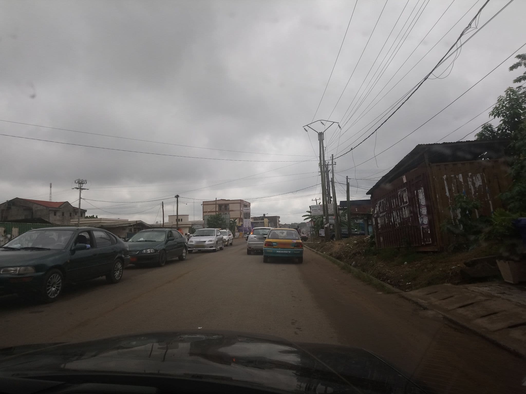 Street view near Royal Oaks residence, Douala