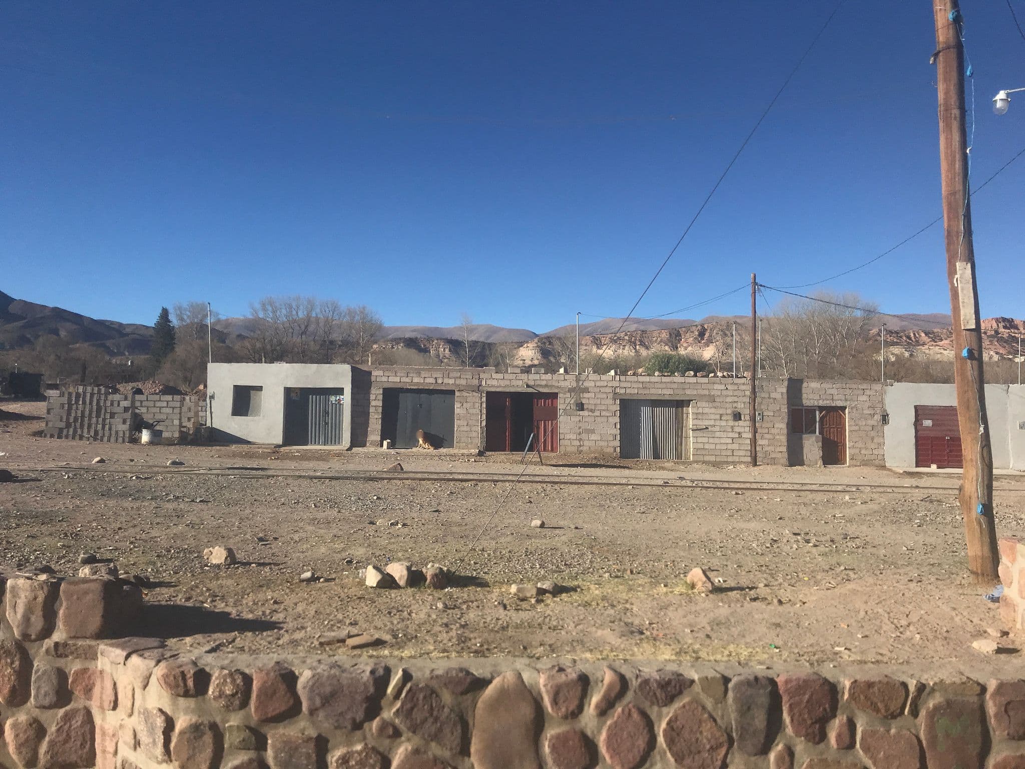 Street view near Hostería Los Airampos, Humahuaca — © ejegg (CC BY-SA · Mapillary)
