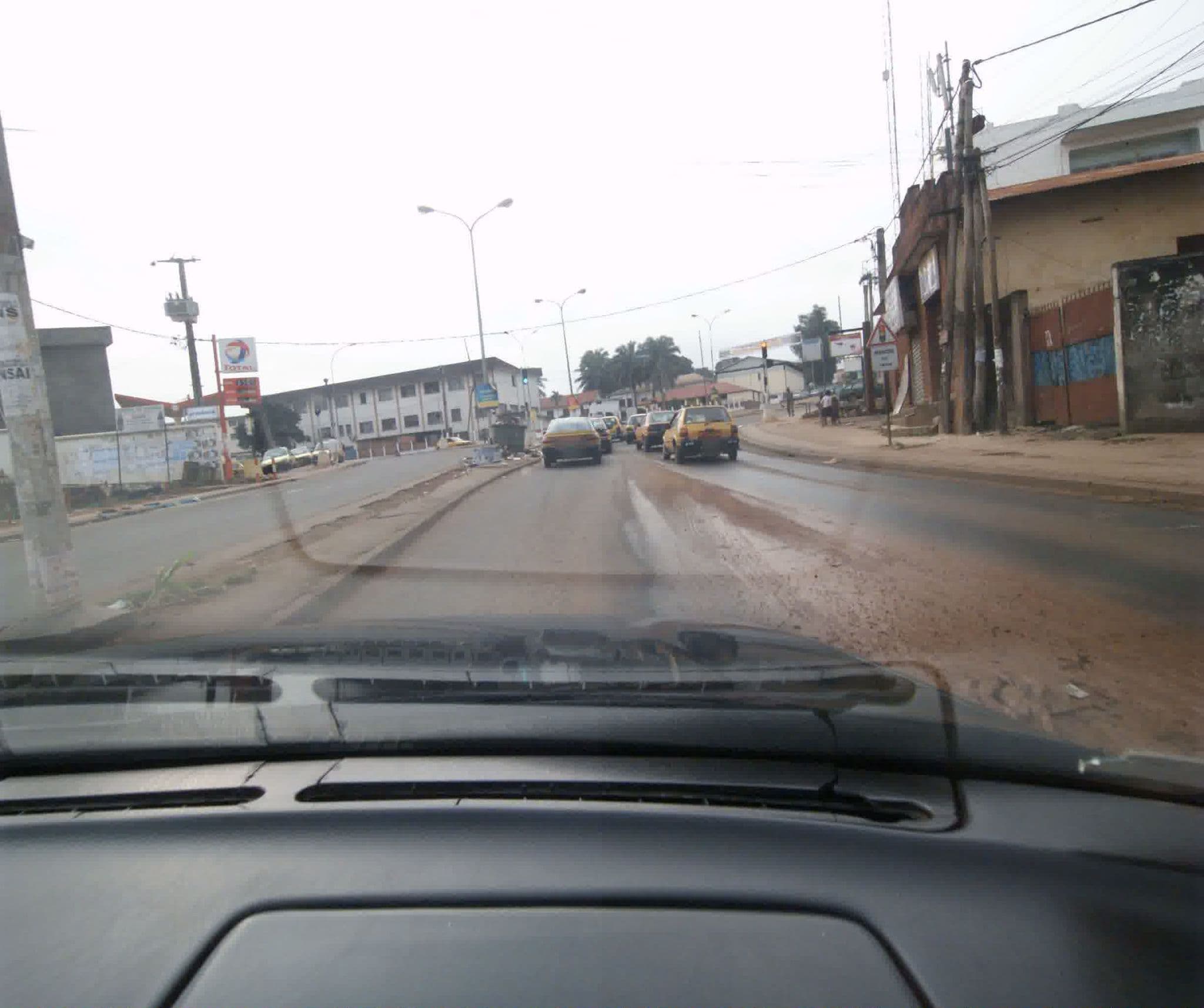 Street view near Sims appart hôtel, Yaoundé