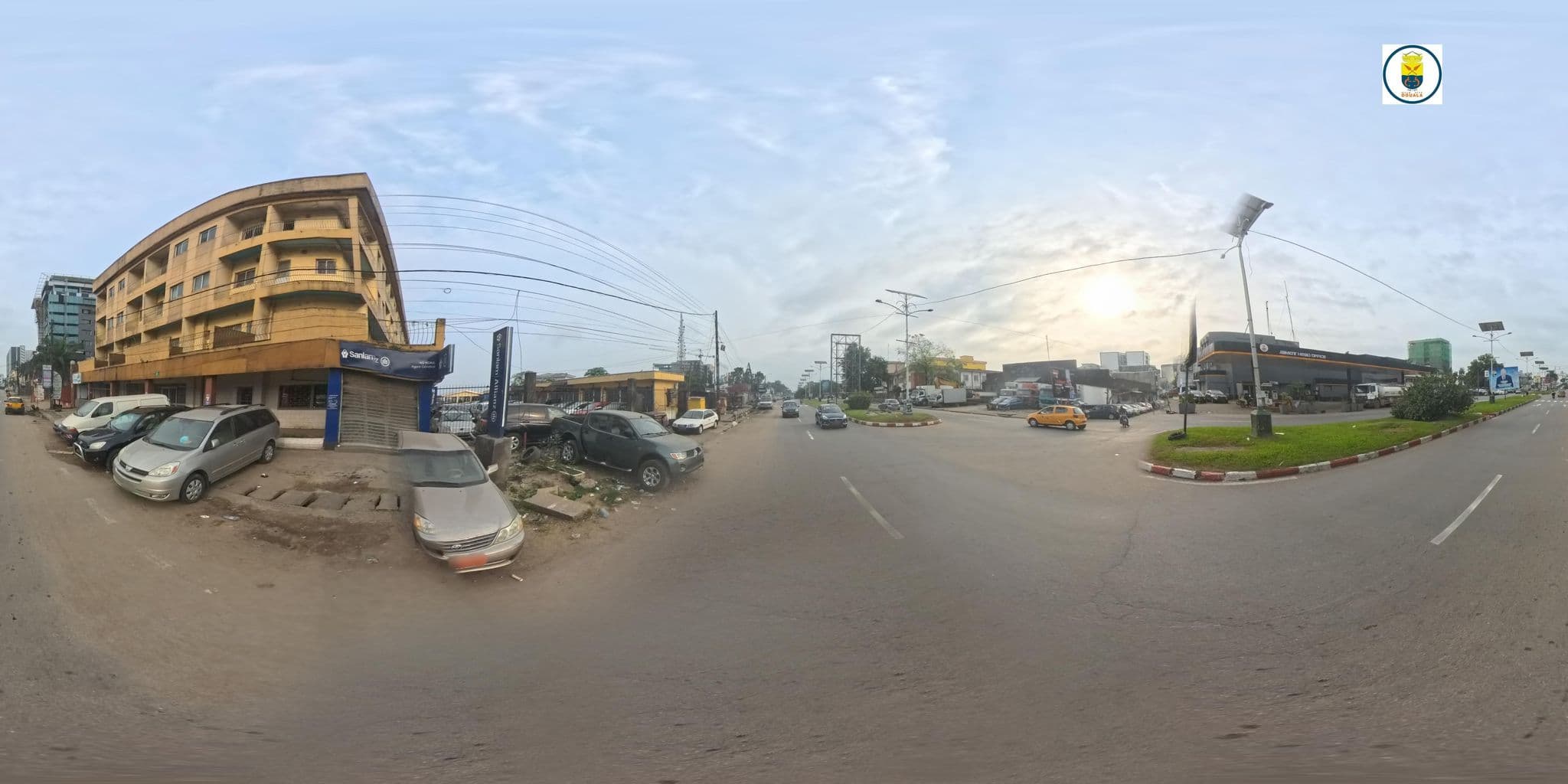 Street view near Hotel le Ndé, Douala