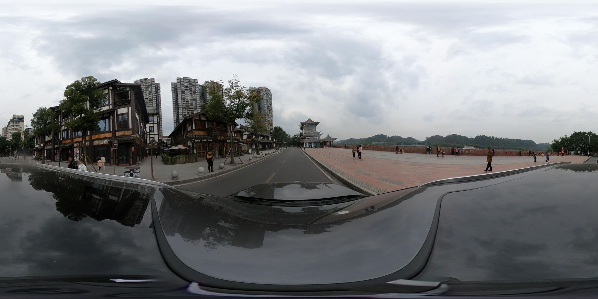 Street view near 筑梦东篱民宿, Leshan — © adirricor (CC BY-SA · Mapillary)