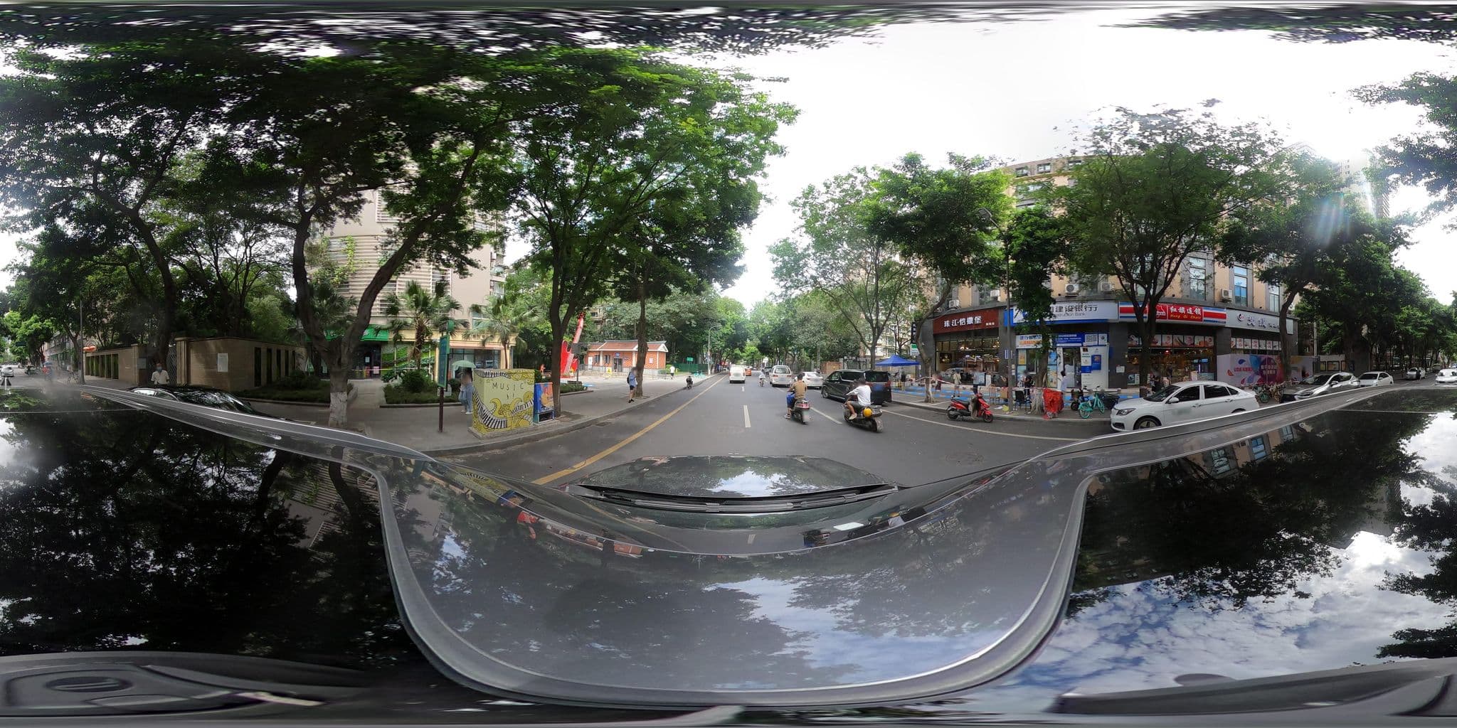 Street view near The Hotel Zen Urban Resort, Chengdu — © adirricor (CC BY-SA · Mapillary)