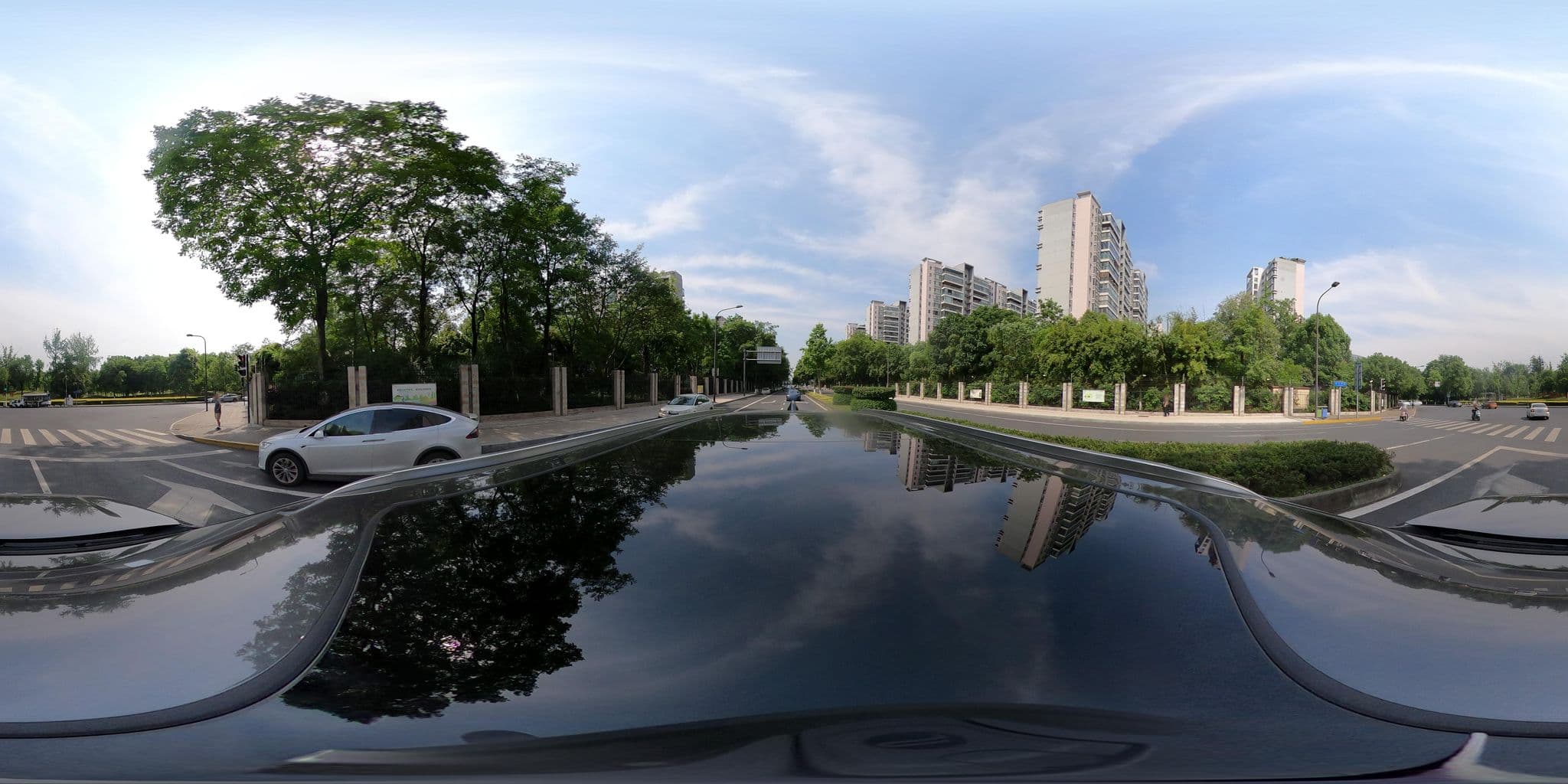 Street view near Hyatt House Chengdu Pebble Walk, Chengdu — © adirricor (CC BY-SA · Mapillary)