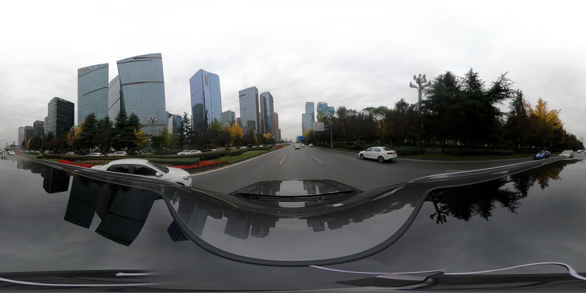 Street view near Hilton Breakfast Restaurant, Chengdu — © adirricor (CC BY-SA · Mapillary)