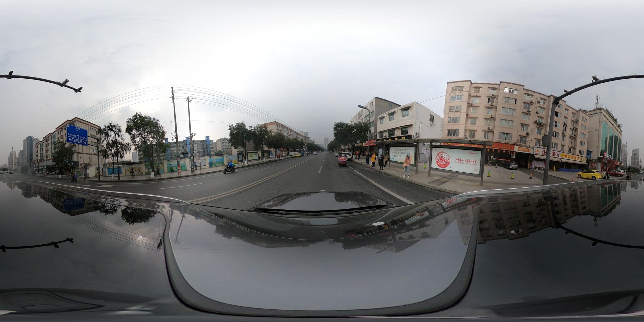Street view near 成都东峰商务酒店, Chengdu — © adirricor (CC BY-SA · Mapillary)