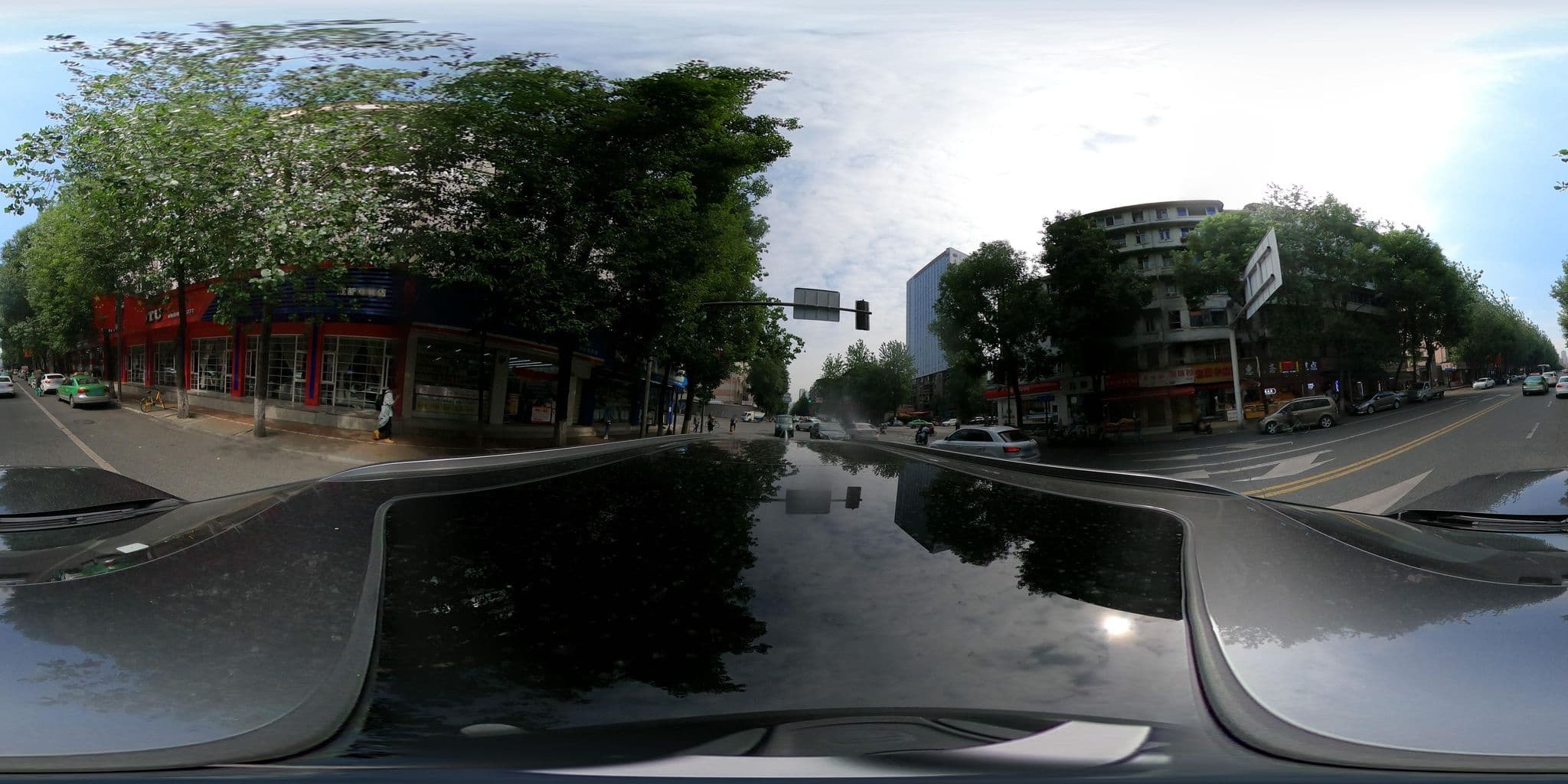 Street view near 岷山上城大酒店, Chengdu — © adirricor (CC BY-SA · Mapillary)