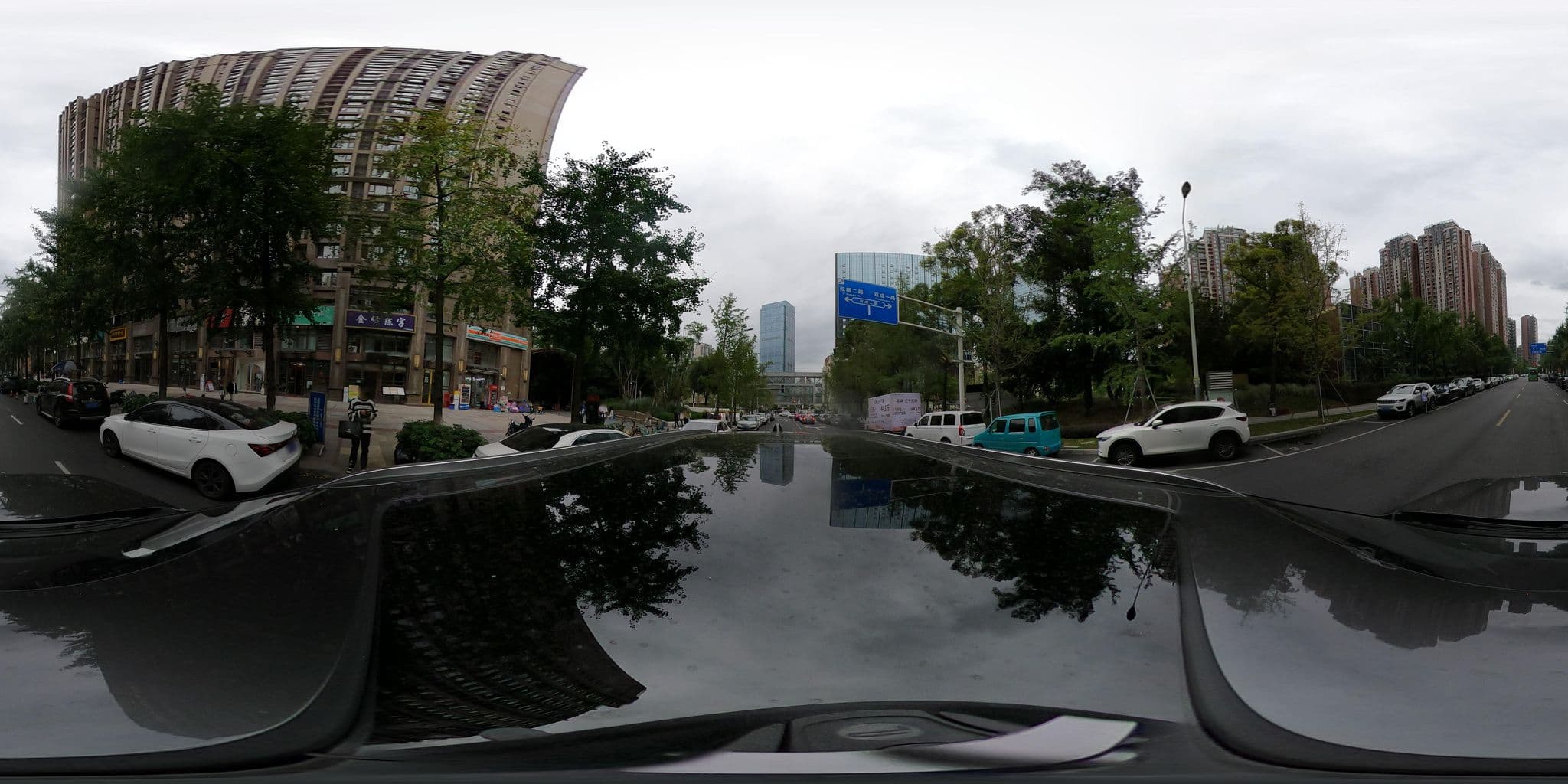 Street view near 成都星星岛酒店公寓, Chengdu — © adirricor (CC BY-SA · Mapillary)