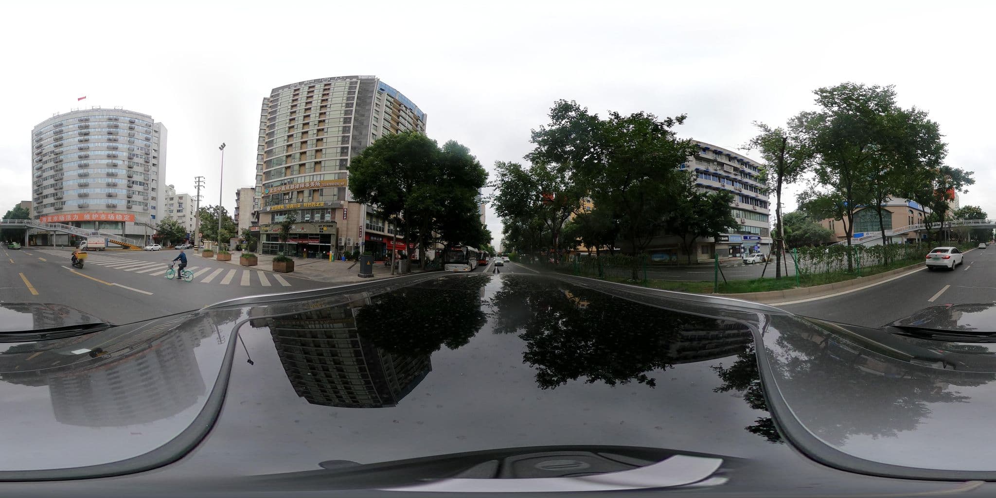 Street view near Jin Zhu Yu Sha Hotel, Chengdu — © adirricor (CC BY-SA · Mapillary)