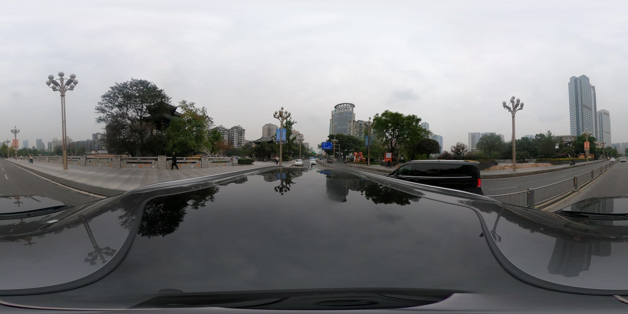 Street view near 合江亭翰文大酒店, Chengdu — © adirricor (CC BY-SA · Mapillary)