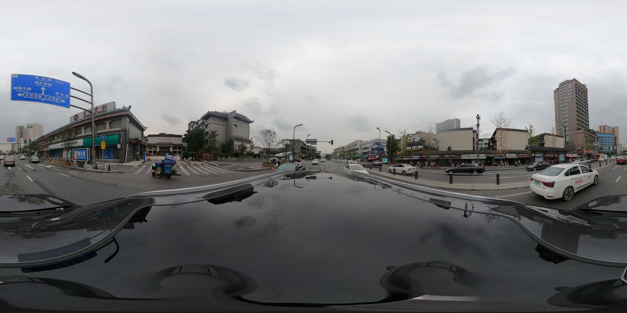 Street view near 百时快捷酒店（中医大省医院地铁站店）, Chengdu — © adirricor (CC BY-SA · Mapillary)