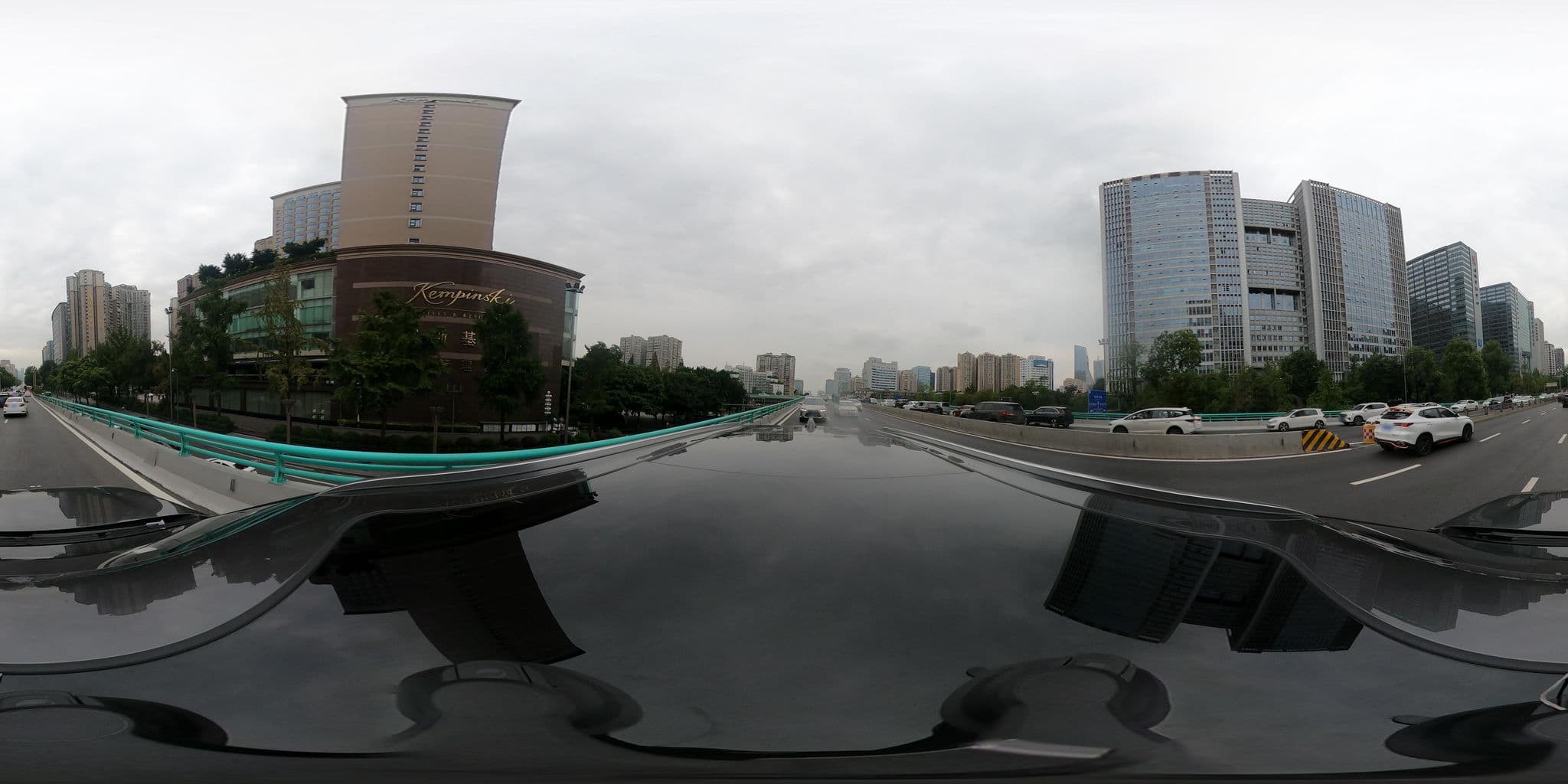 Street view near Kempinski Hotel Chengdu, Chengdu — © adirricor (CC BY-SA · Mapillary)