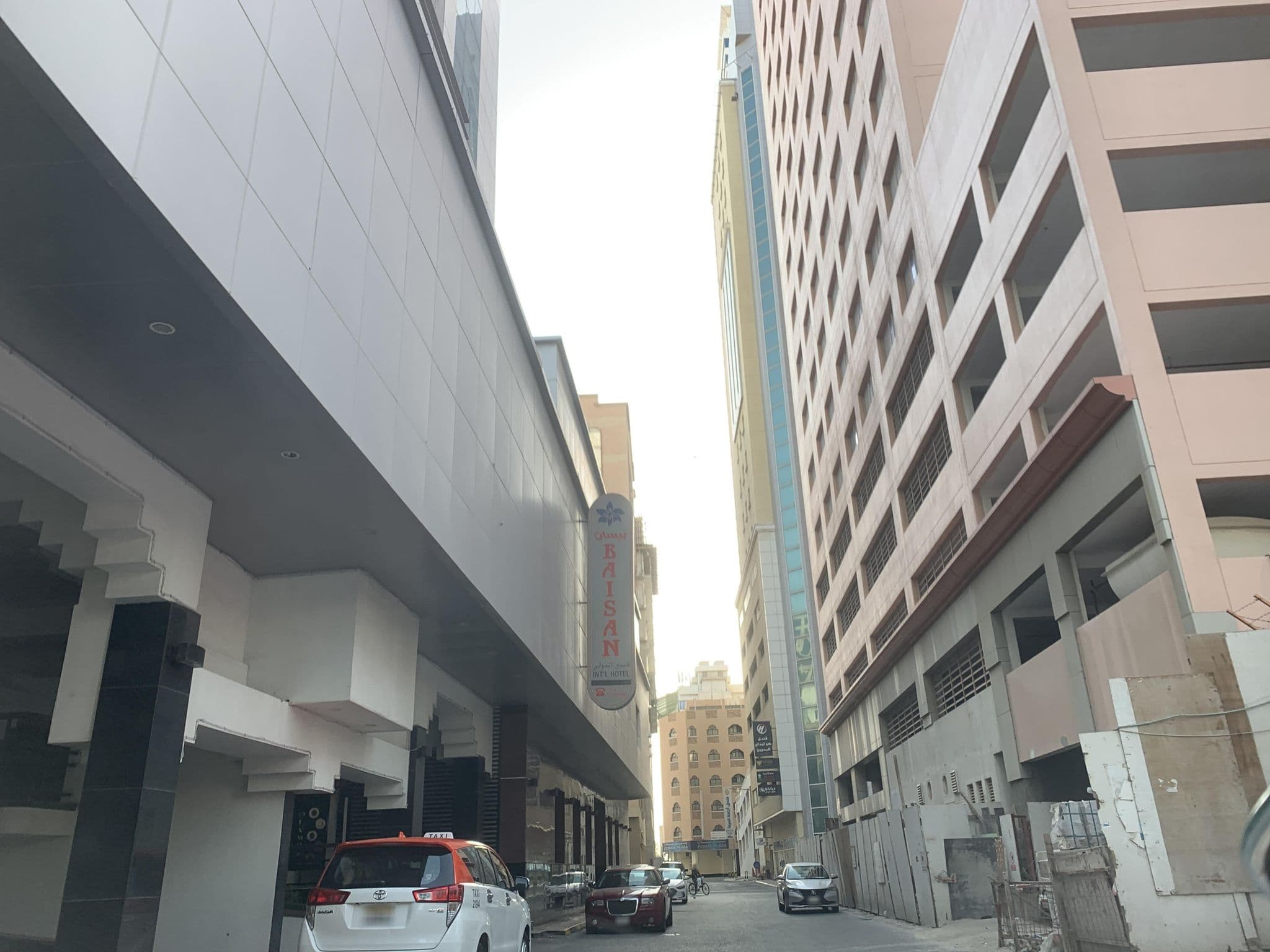 Street view near Baisan International Hotel, Manama — © sherif1234 (CC BY-SA · Mapillary)