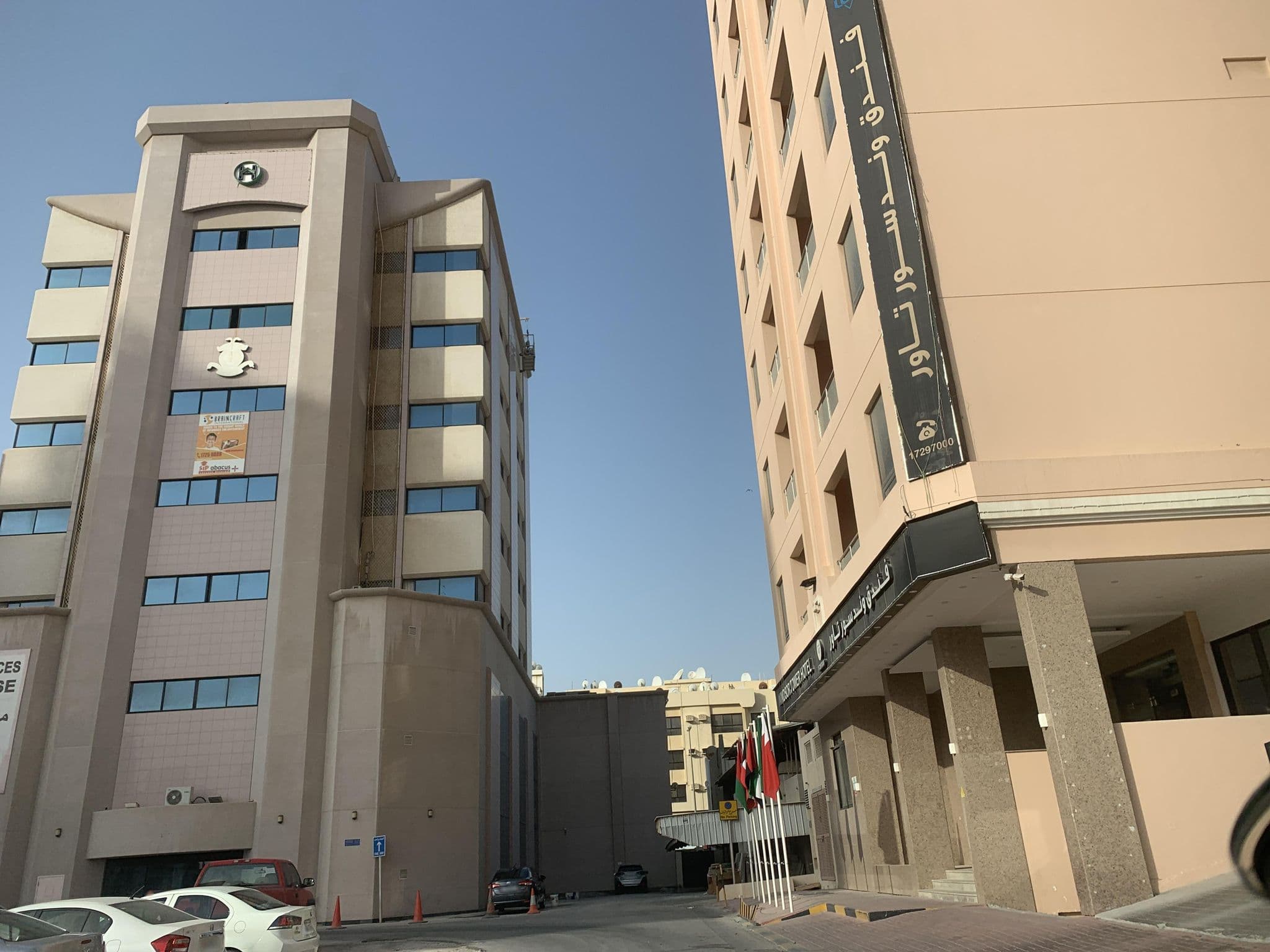 Street view near Windsor Tower Hotel, Manama — © sherif1234 (CC BY-SA · Mapillary)