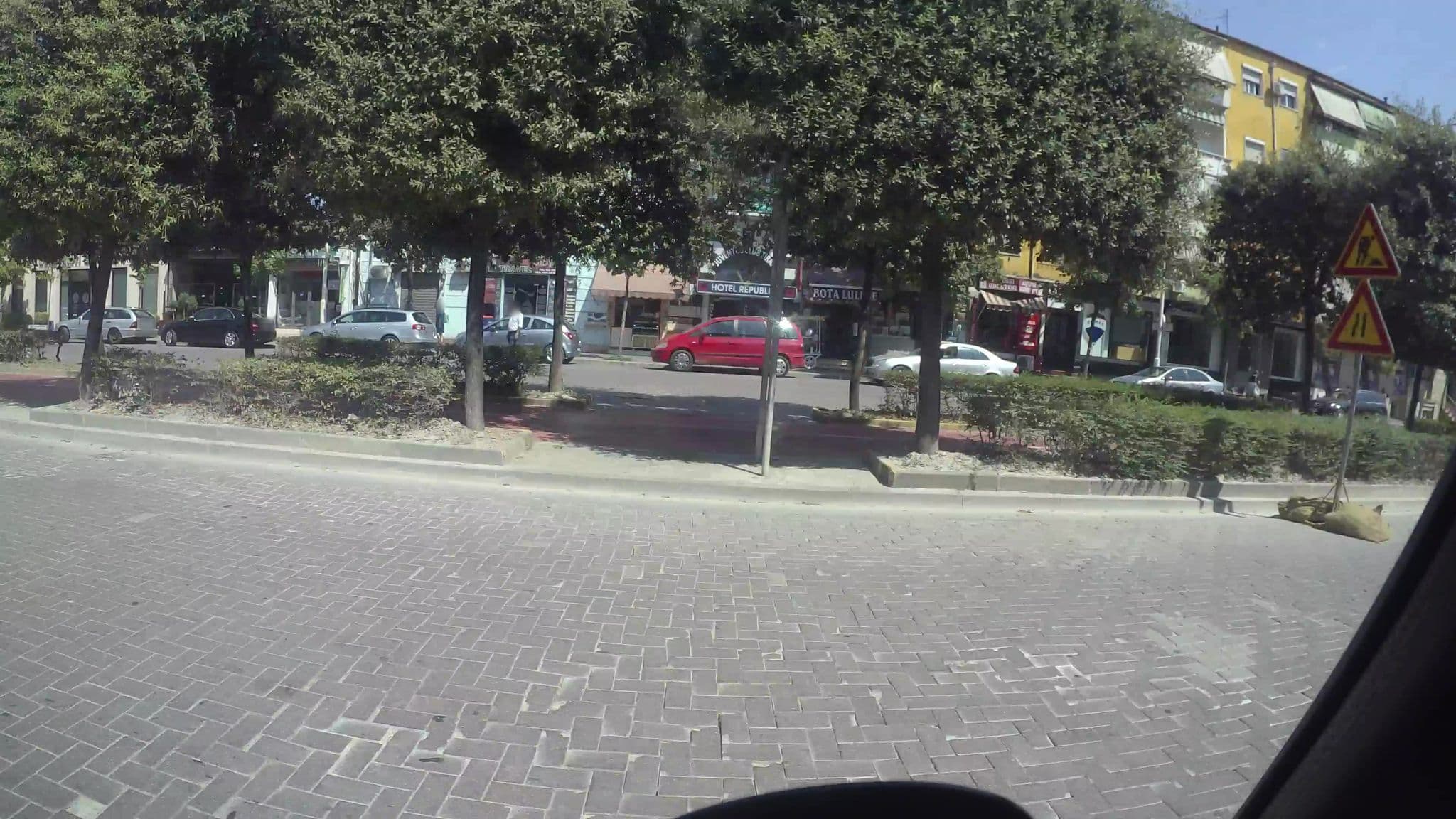Street view near Republika, Tirana
