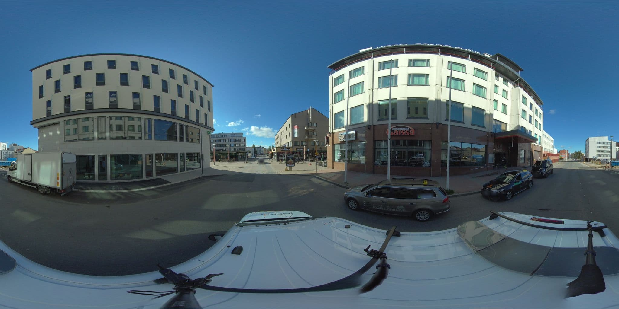 Street view near Hotel Santa Claus, Rovaniemi — © HTJoy (CC BY-SA · Mapillary)