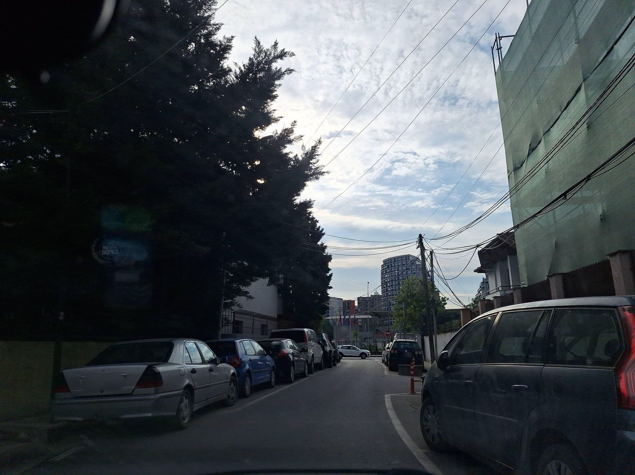 Street view near Olimpic Hotel, Tirana