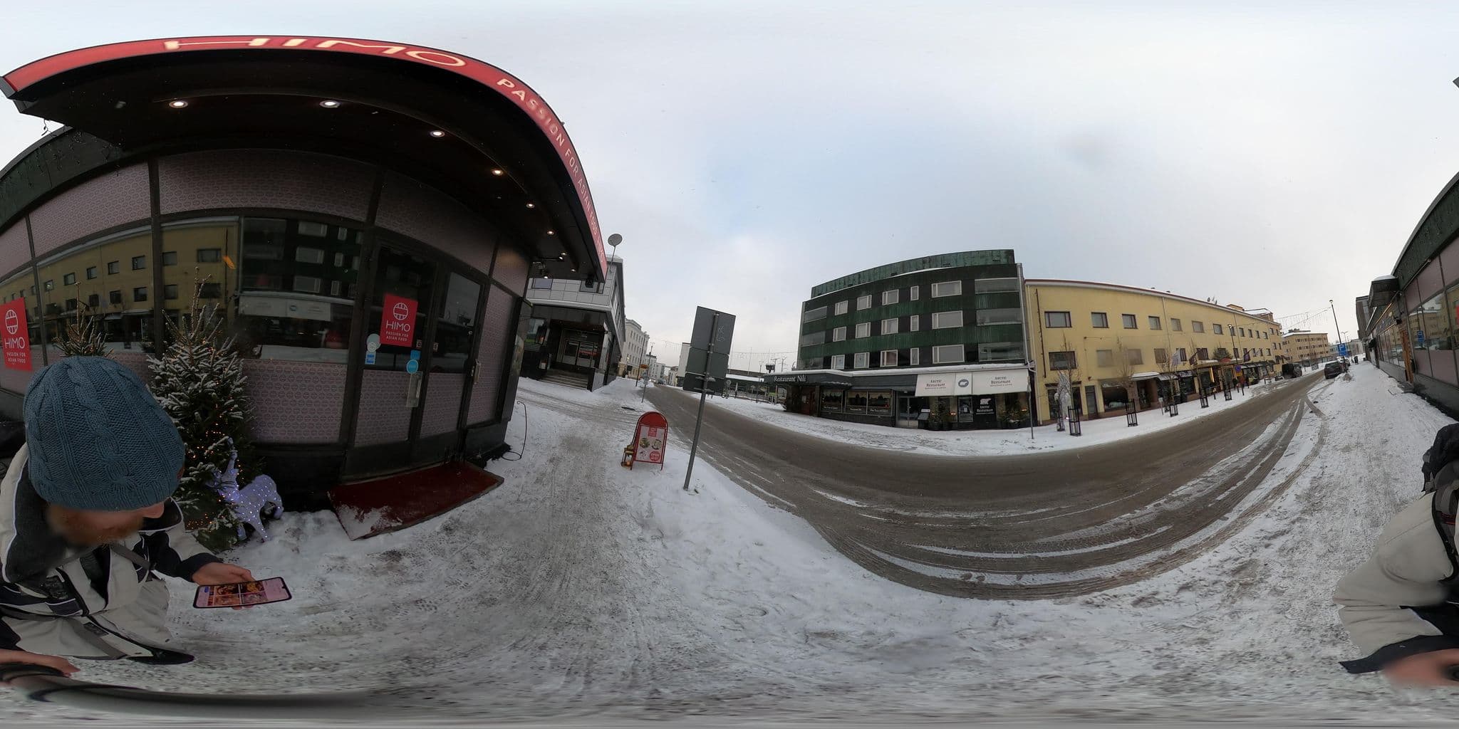 Street view near Arctic Light Hotel, Rovaniemi — © Stefdegreef (CC BY-SA · Mapillary)