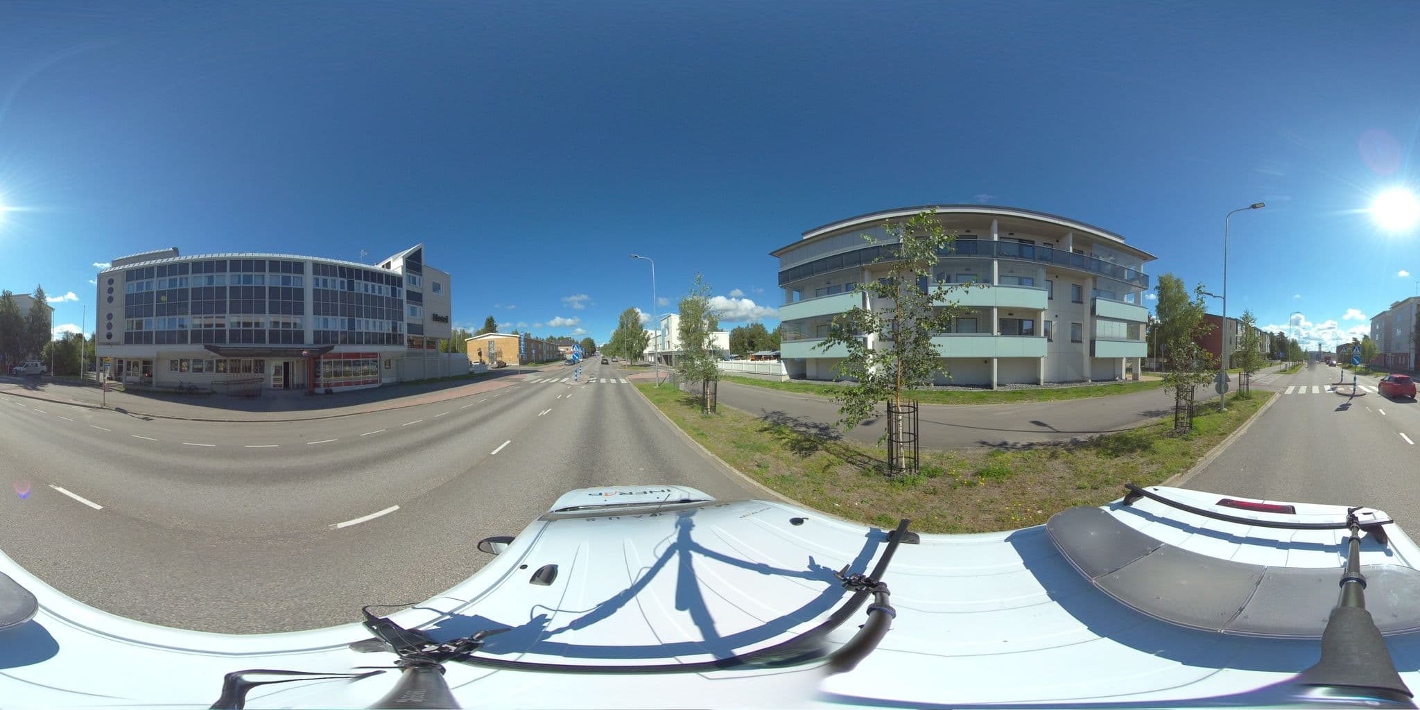 Street view near Hotel Rudolf, Rovaniemi — © HTJoy (CC BY-SA · Mapillary)