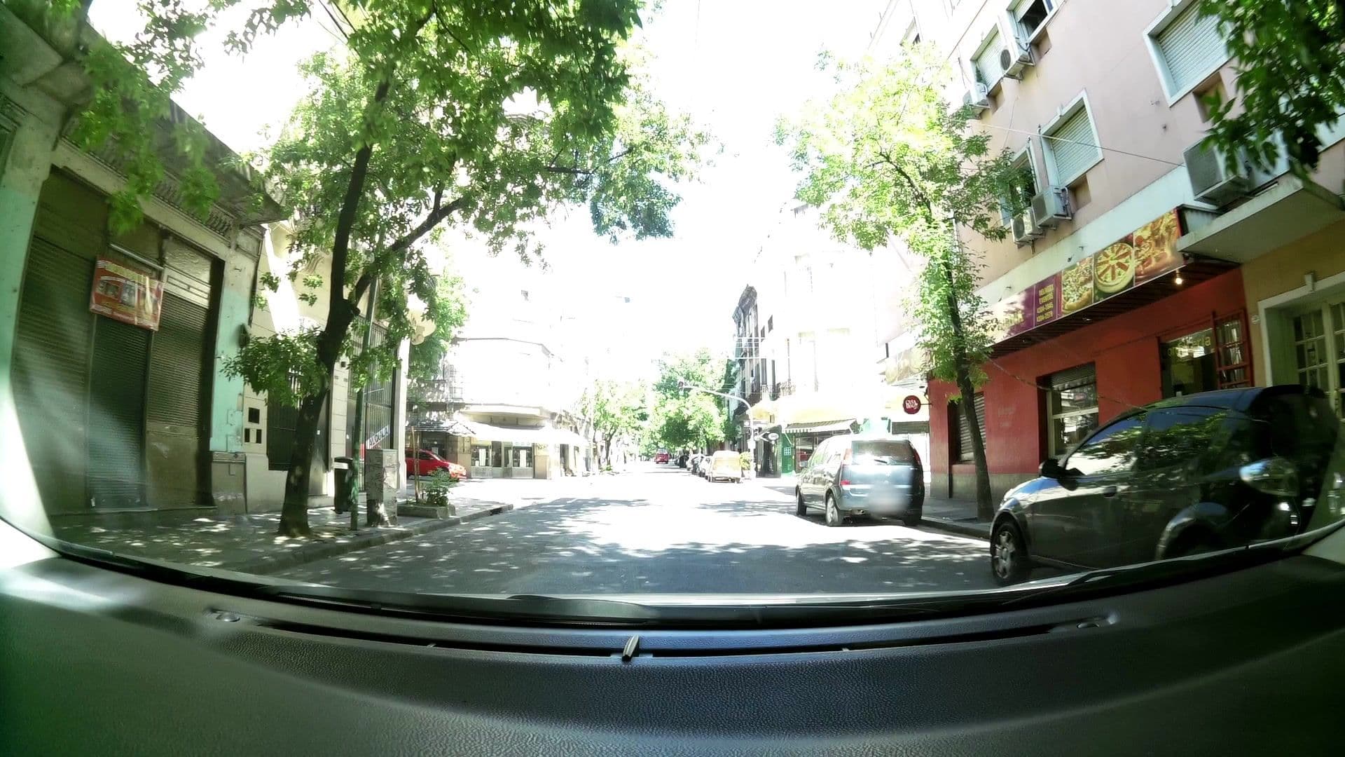 Street view near Hotel Wilton, Buenos Aires