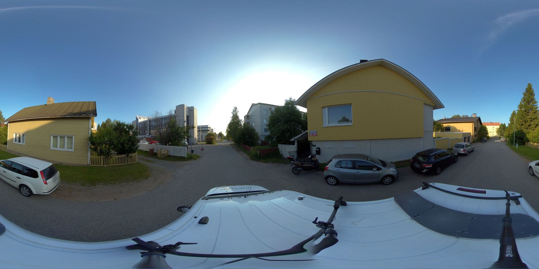Street view near Guesthouse Arctic Heart, Rovaniemi — © HTJoy (CC BY-SA · Mapillary)