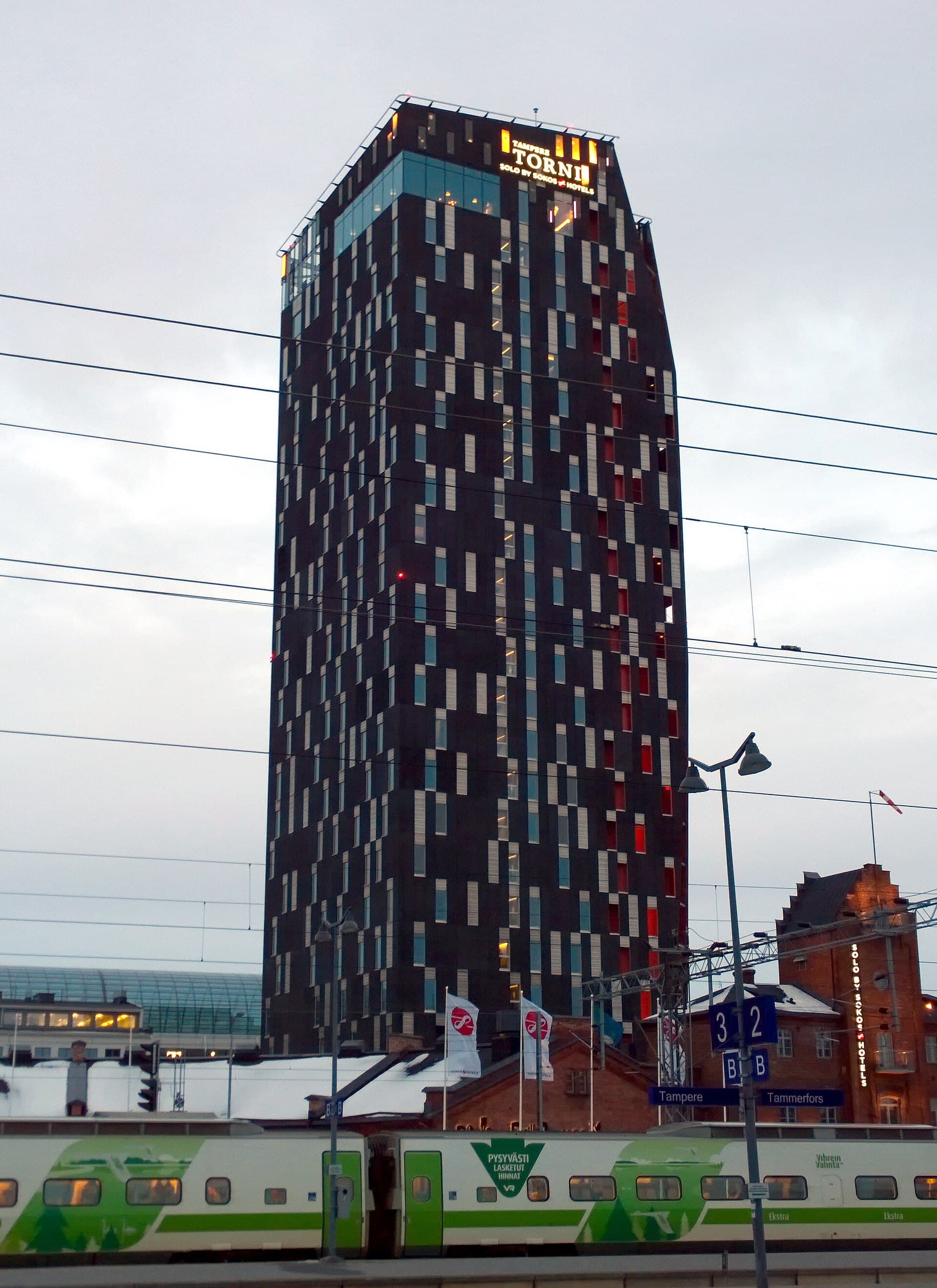 Solo Sokos Hotel Torni Tampere (via Wikimedia Commons, CC BY-SA 4.0)