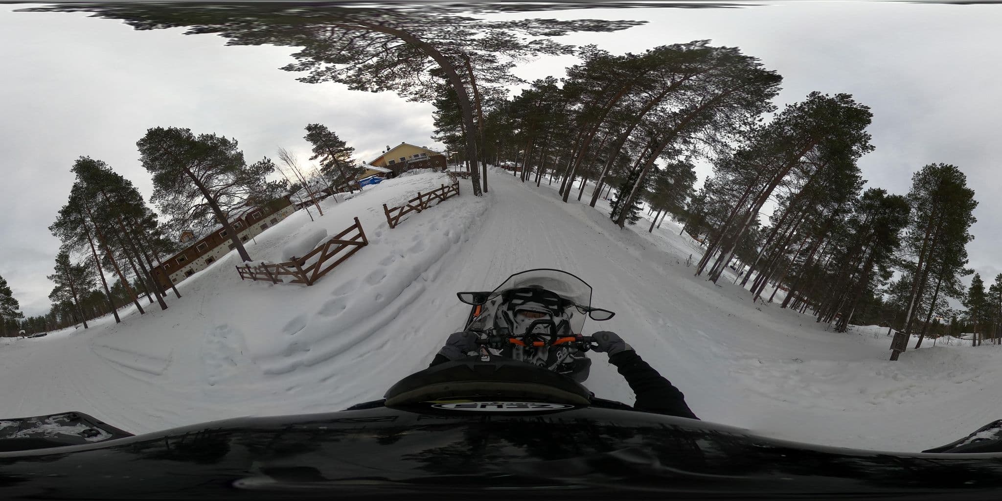 Street view near Harriniva, Muonio — © Stefdegreef (CC BY-SA · Mapillary)