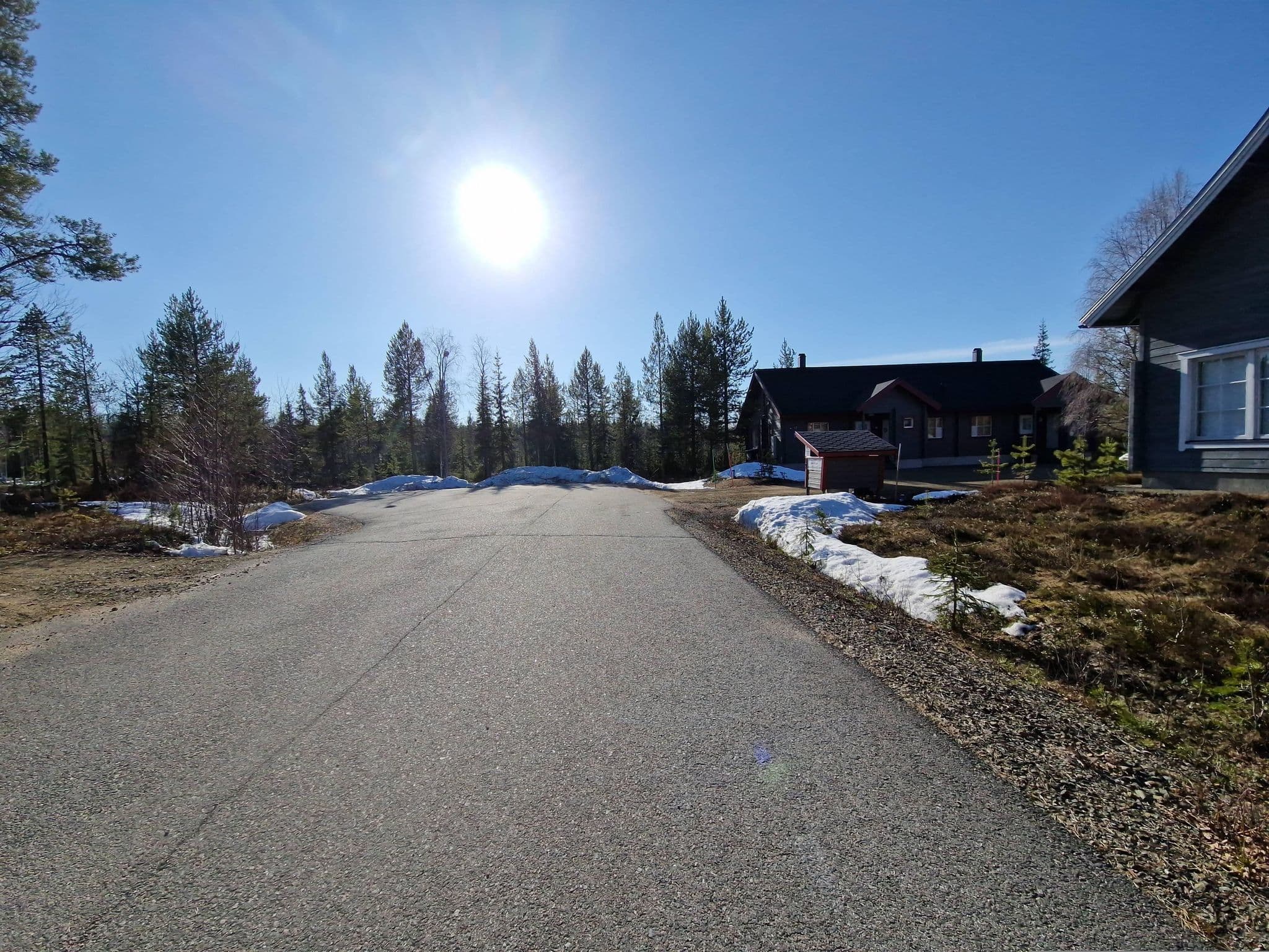 Street view near Tuulenpuuska, Kittilä