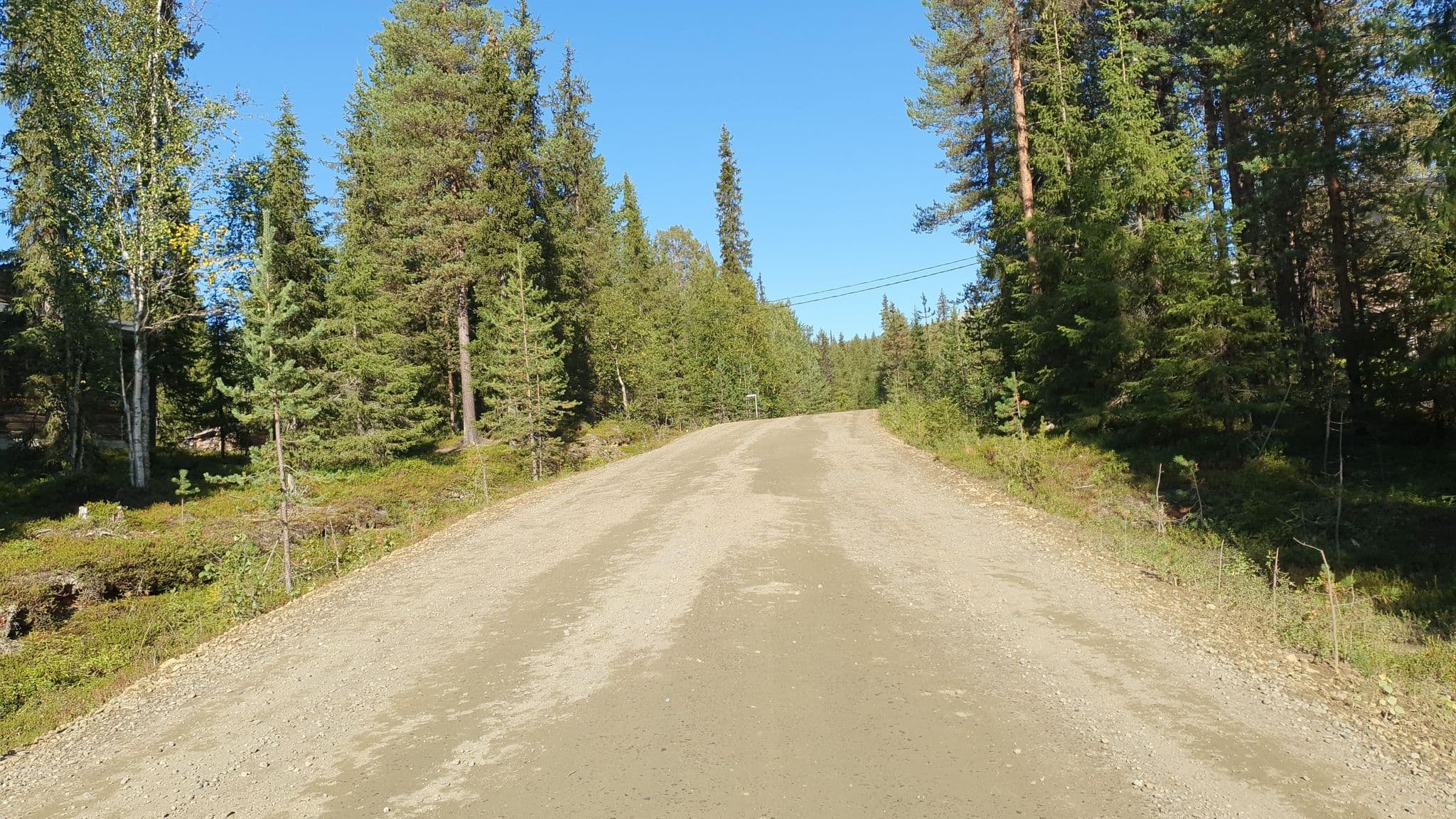 Street view near Karhukaltio, Kittilä