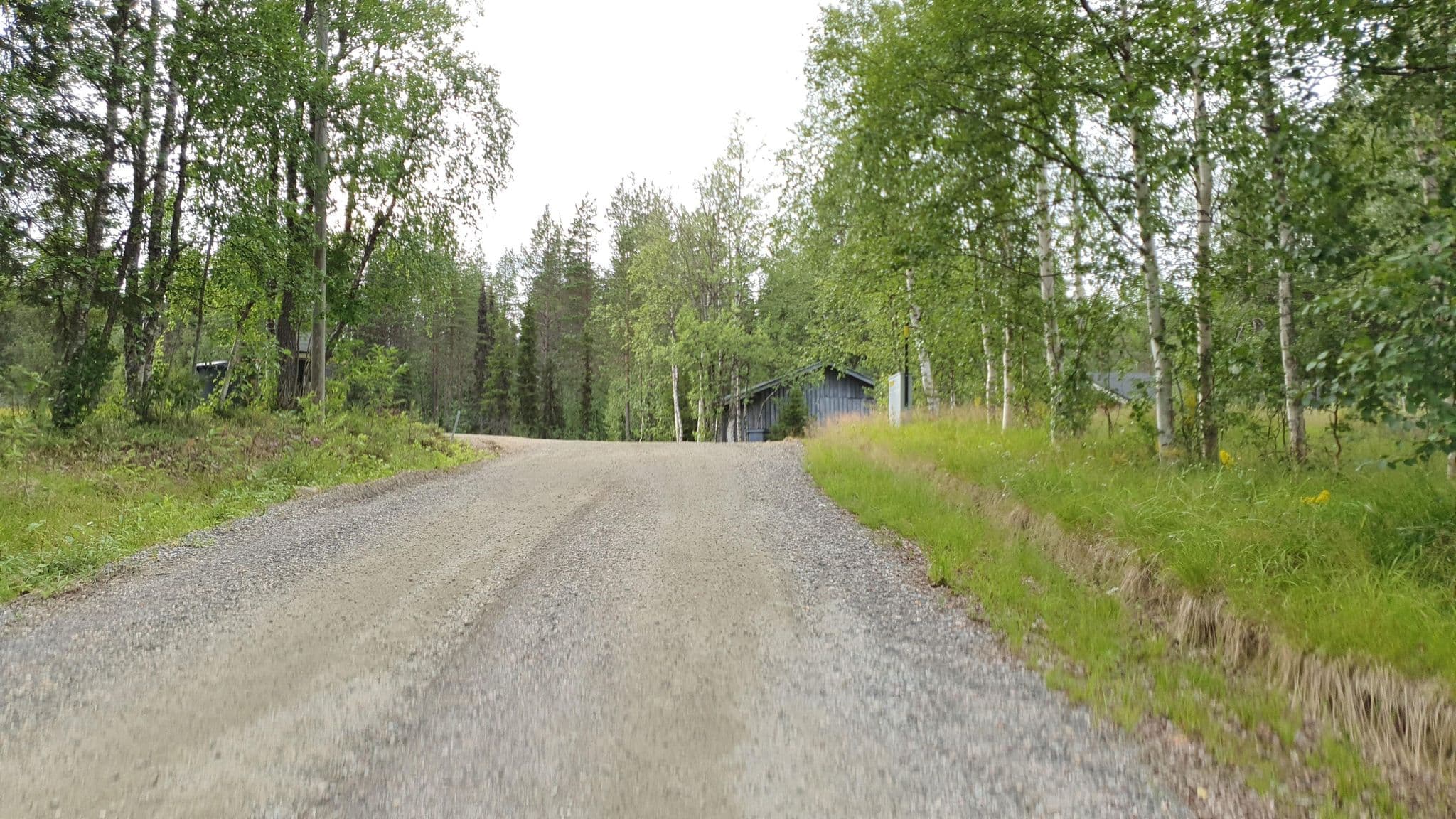 Street view near Porokota, Kittilä