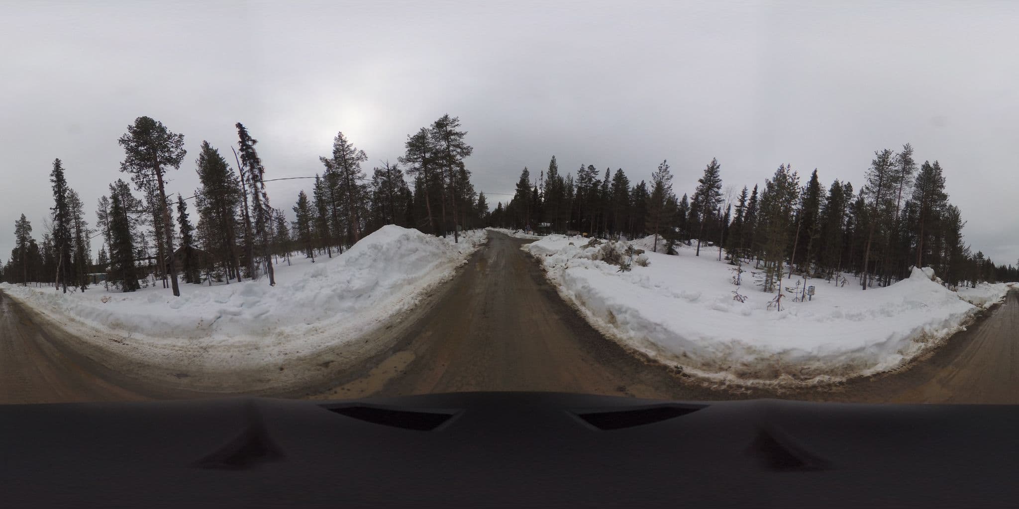 Street view near Aavamaa, Kittilä