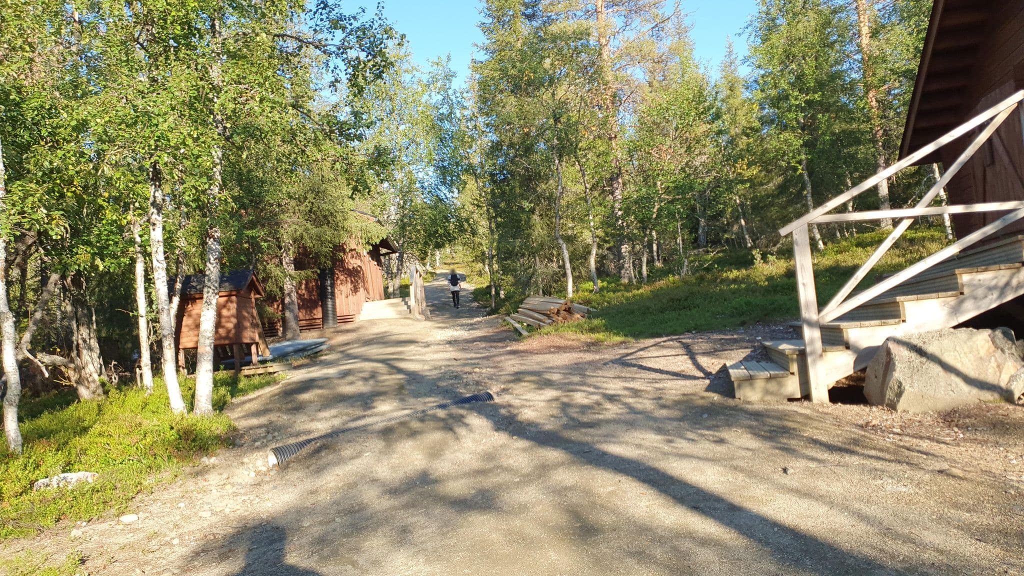 Street view near Varkaankurun kota, Kittilä