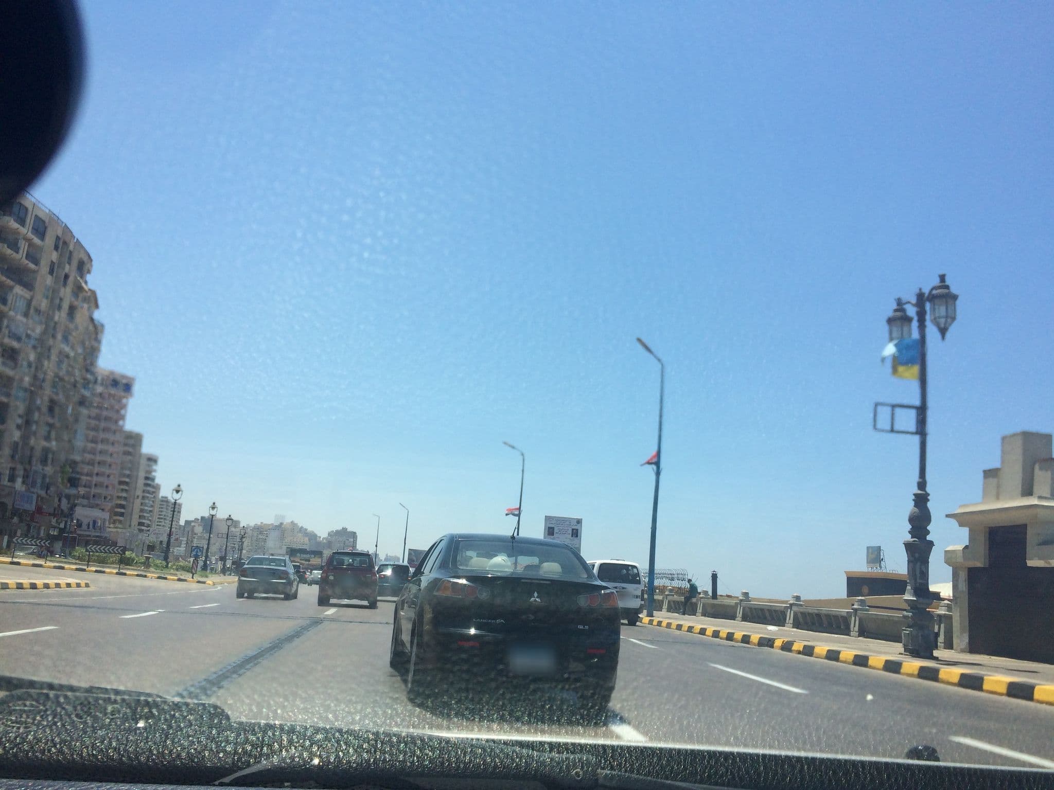 Street view near San Giovanni Hotel & Restaurant Stanley, Alexandria — © abbasomar (CC BY-SA · Mapillary)