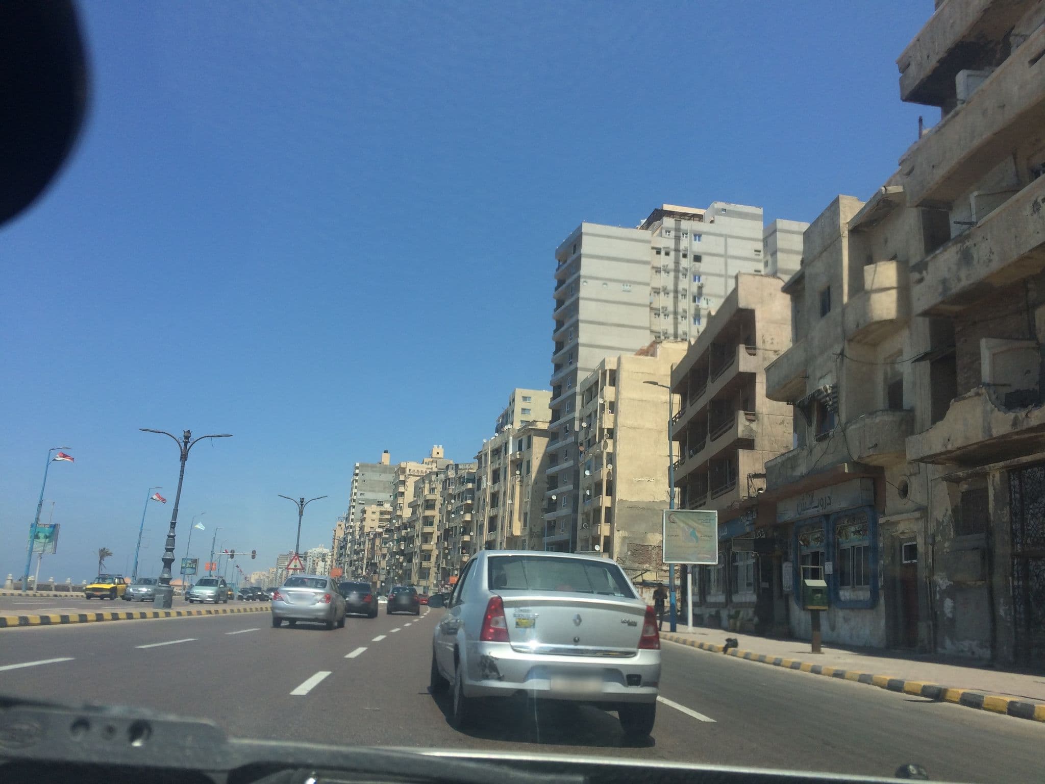 Street view near Mecca Hotel, Alexandria — © abbasomar (CC BY-SA · Mapillary)