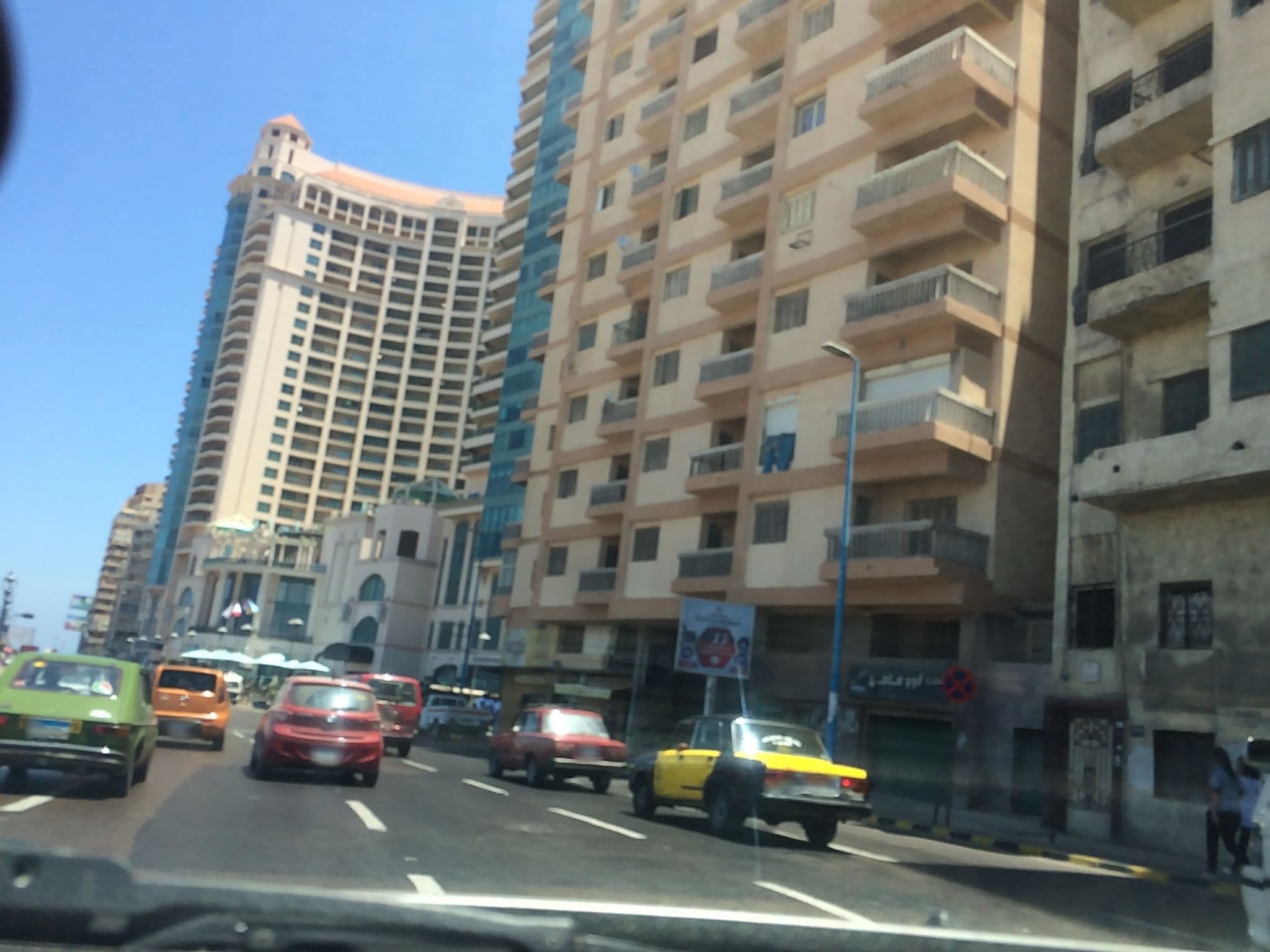 Street view near Plaza Hotel Alexandria, Alexandria — © abbasomar (CC BY-SA · Mapillary)