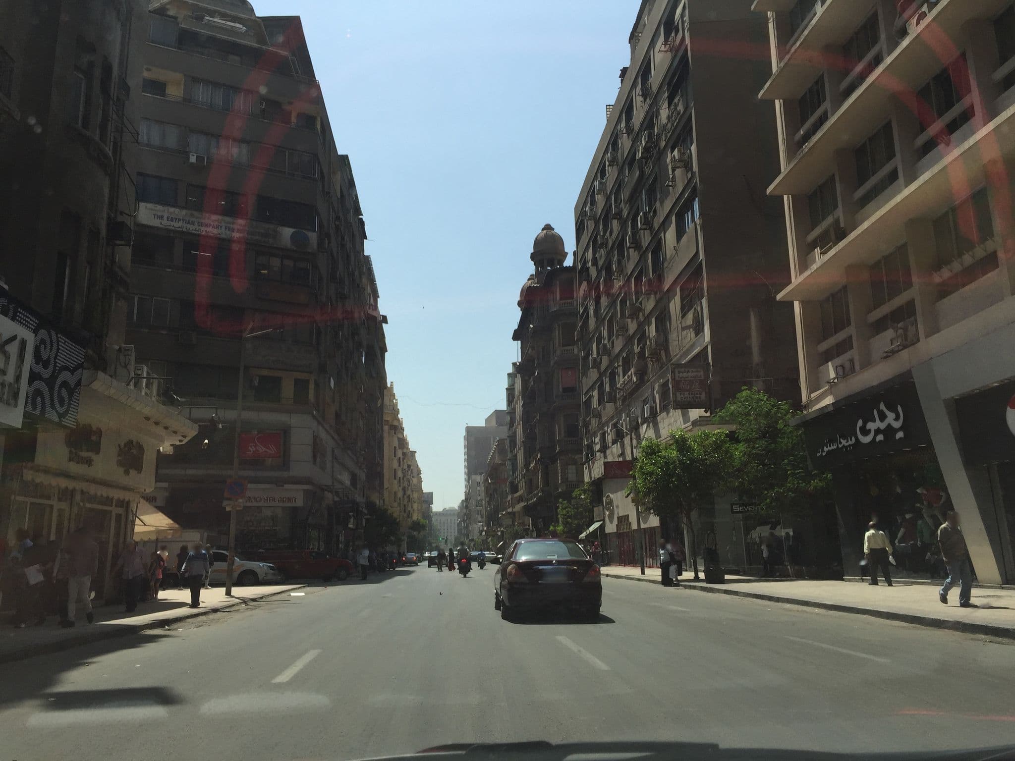 Street view near One Season Hostel, Būlāq Abū al ‘Ilā — © galilu (CC BY-SA · Mapillary)