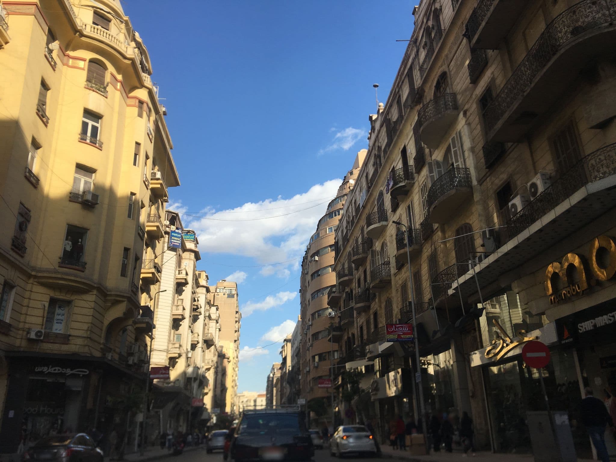 Street view near Vienna Hostel, Būlāq Abū al ‘Ilā — © myoussef87 (CC BY-SA · Mapillary)