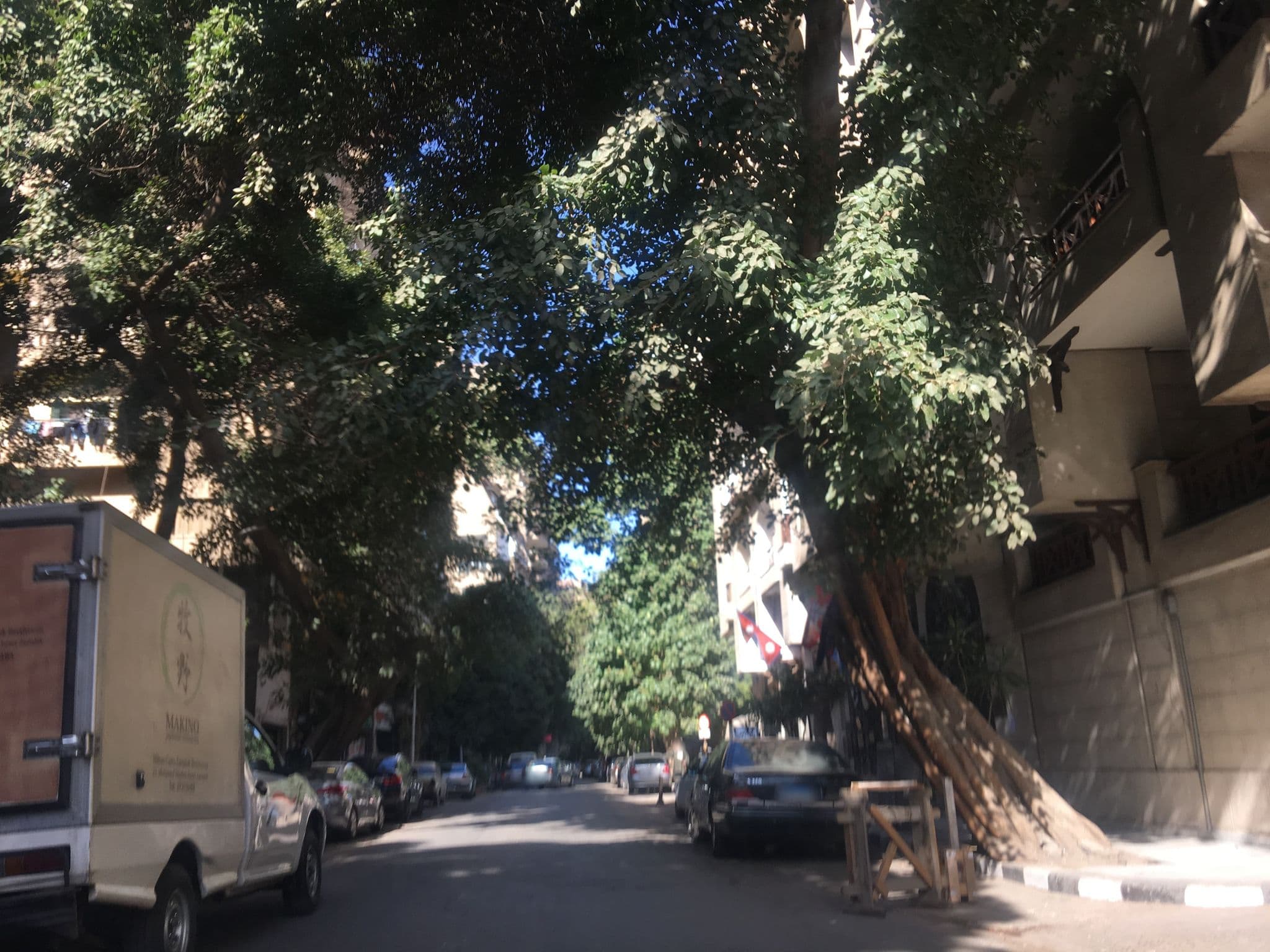 Street view near Safir Suites Hotel, Būlāq Abū al ‘Ilā — © myoussef87 (CC BY-SA · Mapillary)