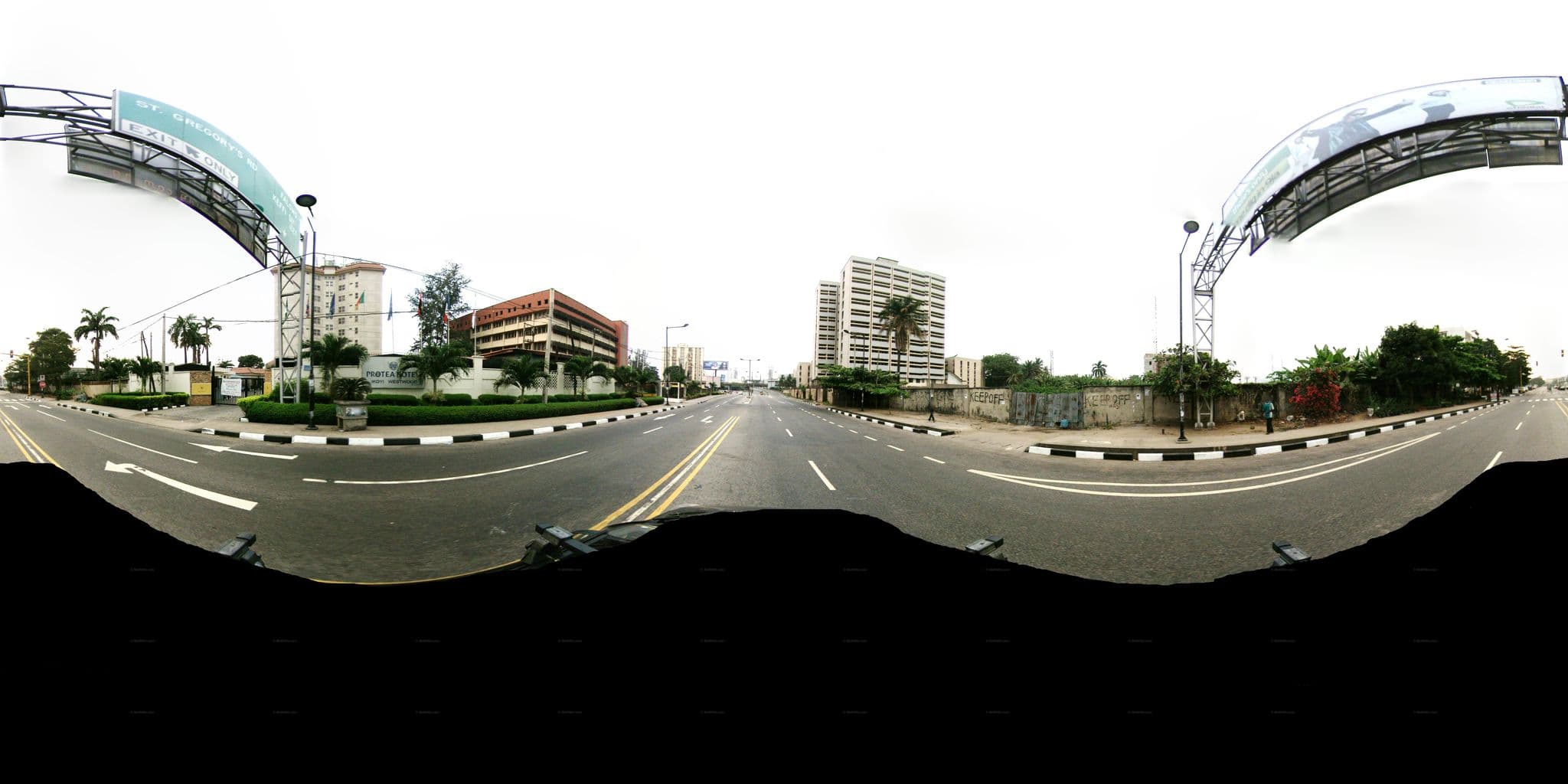 Street view near Protea hotel, ikoyi, Obalende — © moriwo (CC BY-SA · Mapillary)