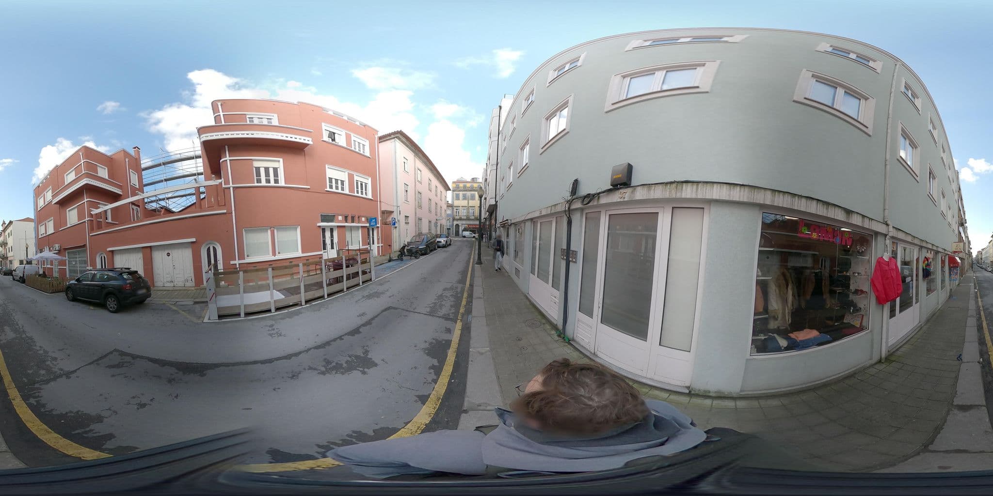 Street view near Breyner House, Porto