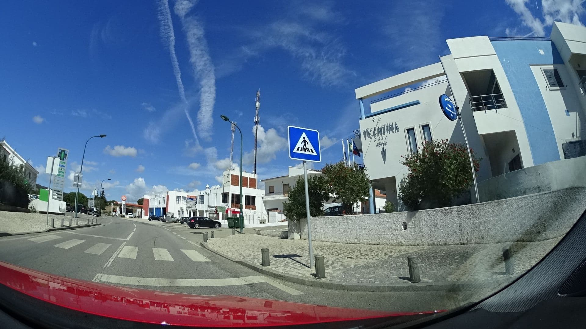 Street view near Vicentina Hotel, Aljezur — © sashazykov (CC BY-SA · Mapillary)