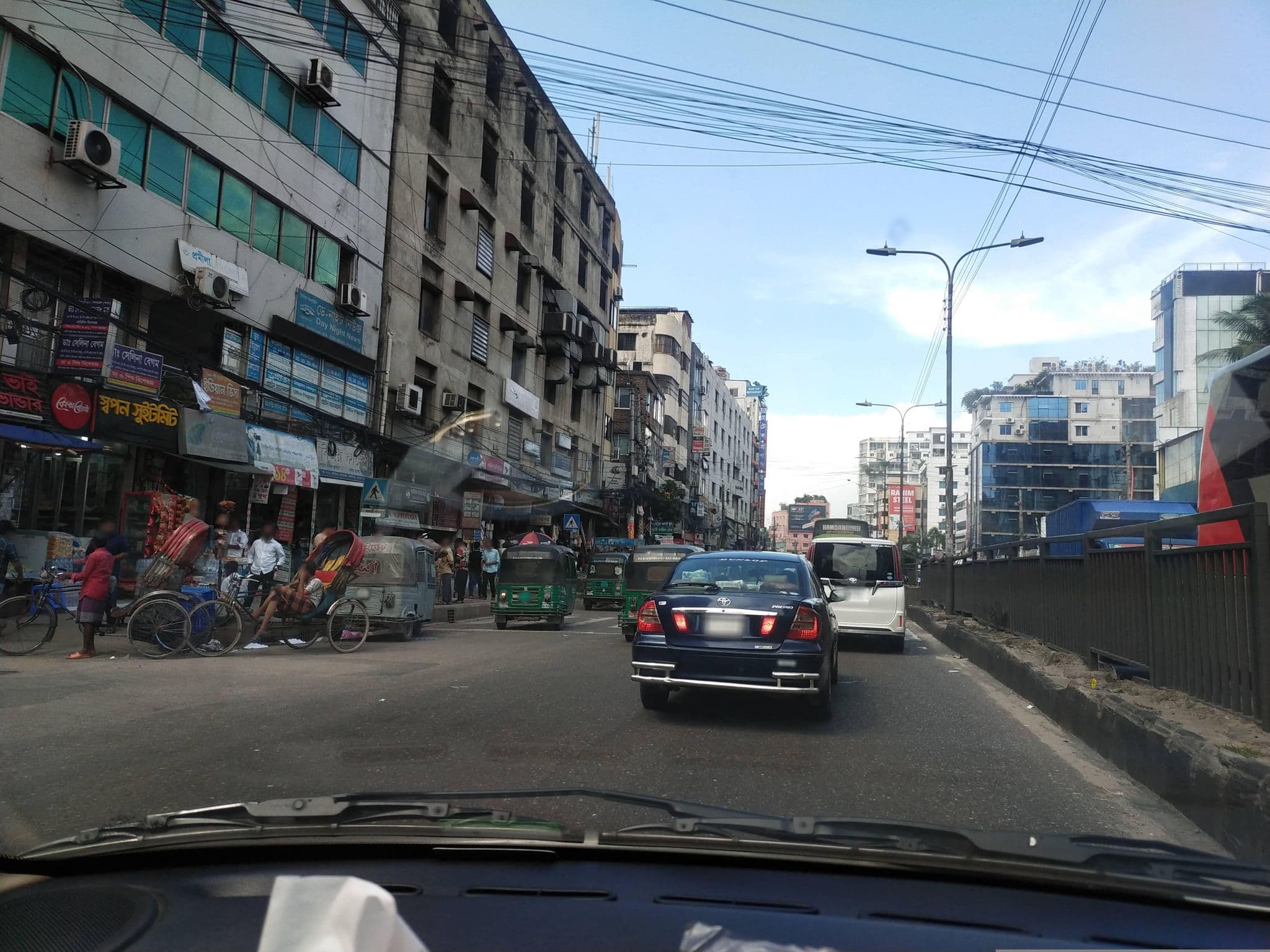 Street view near Hotel Shikder, Bhatara — © tayefbarikoi (CC BY-SA · Mapillary)