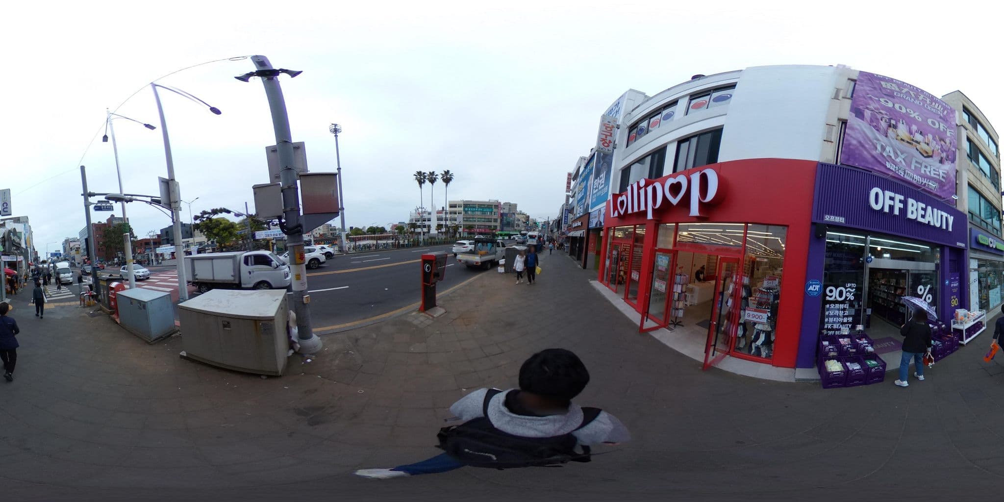 Street view near Island of Jeju, Jeju City — © monotaxism (CC BY-SA · Mapillary)