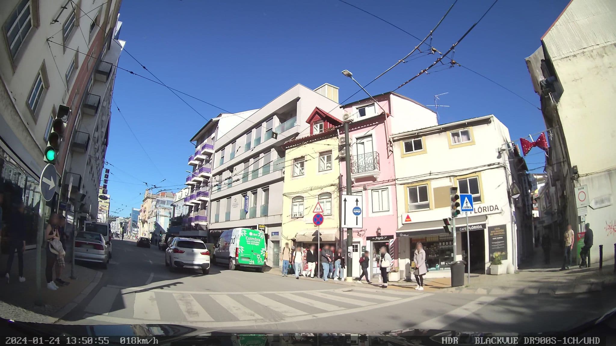 Street view near Hotel Domus, Coimbra — © sanjorgepinho (CC BY-SA · Mapillary)